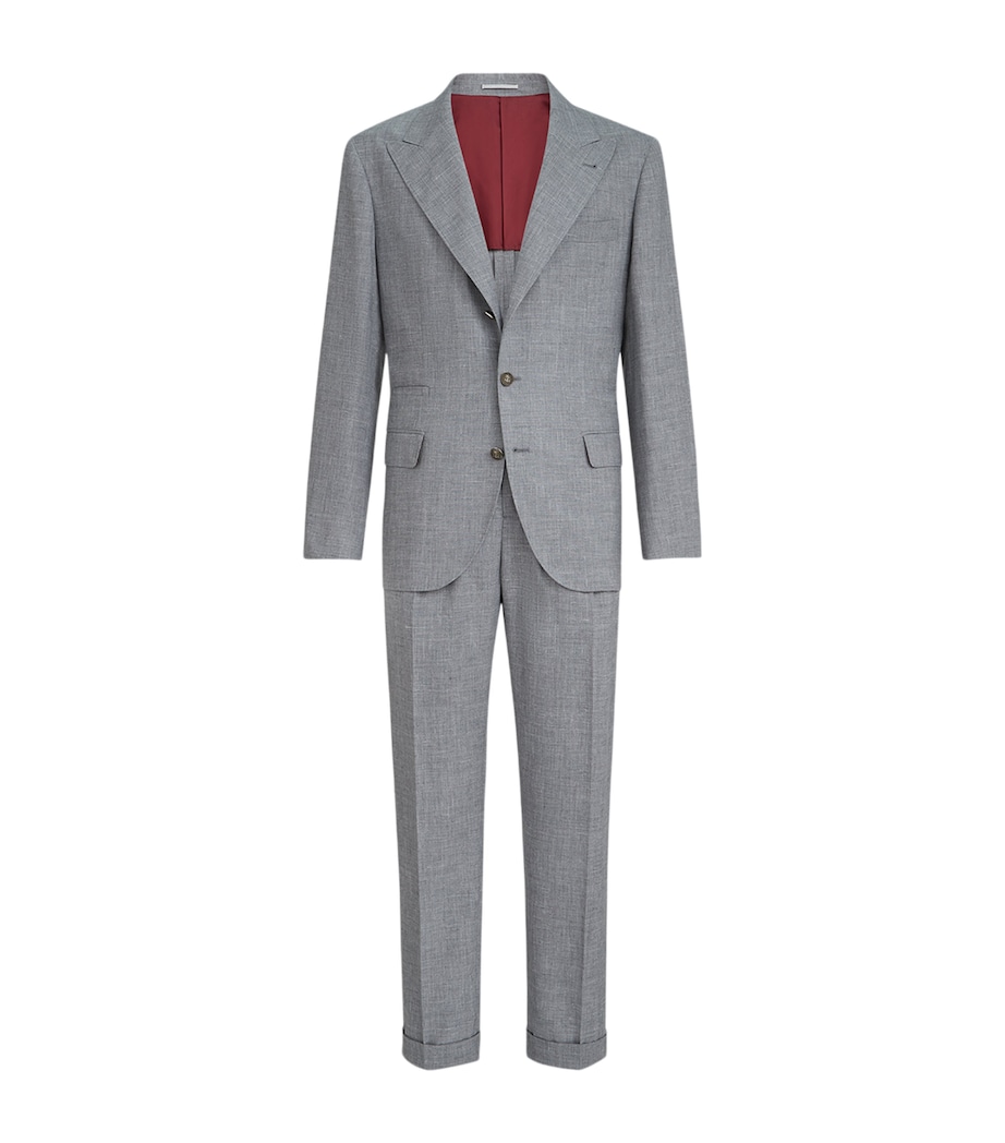 Wool-Silk-Linen 2-Piece Suit C002 Image 1
