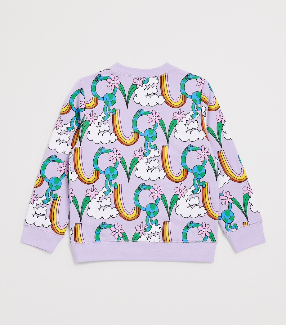 Cotton Earth Friends Sweatshirt (3-14+ Years) 522MCVIOLA/MULTI Image 2