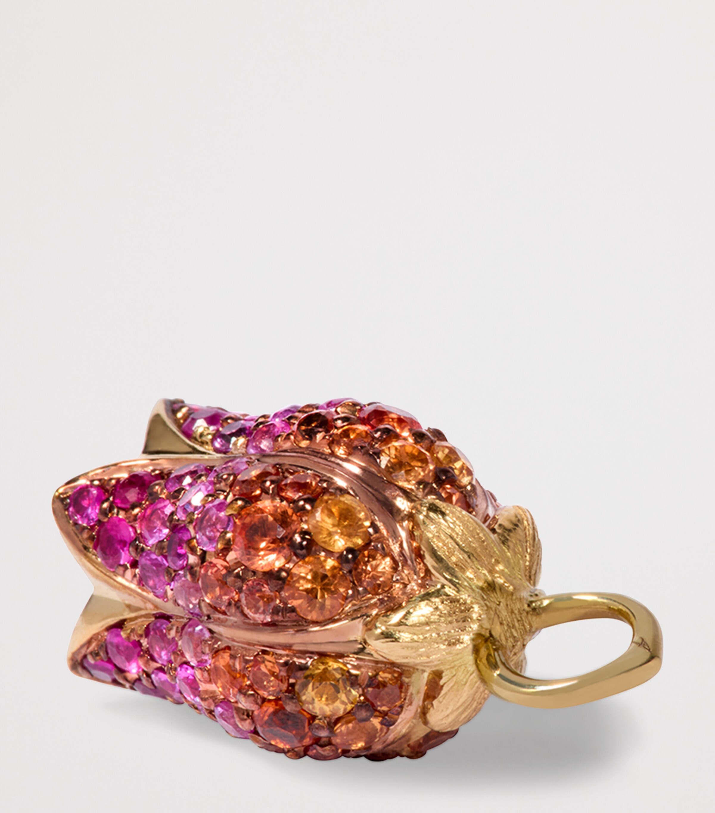 Annoushka Yellow Gold, Sapphire and Spinel Tulips Earring Drops Yellow Gold Image 2
