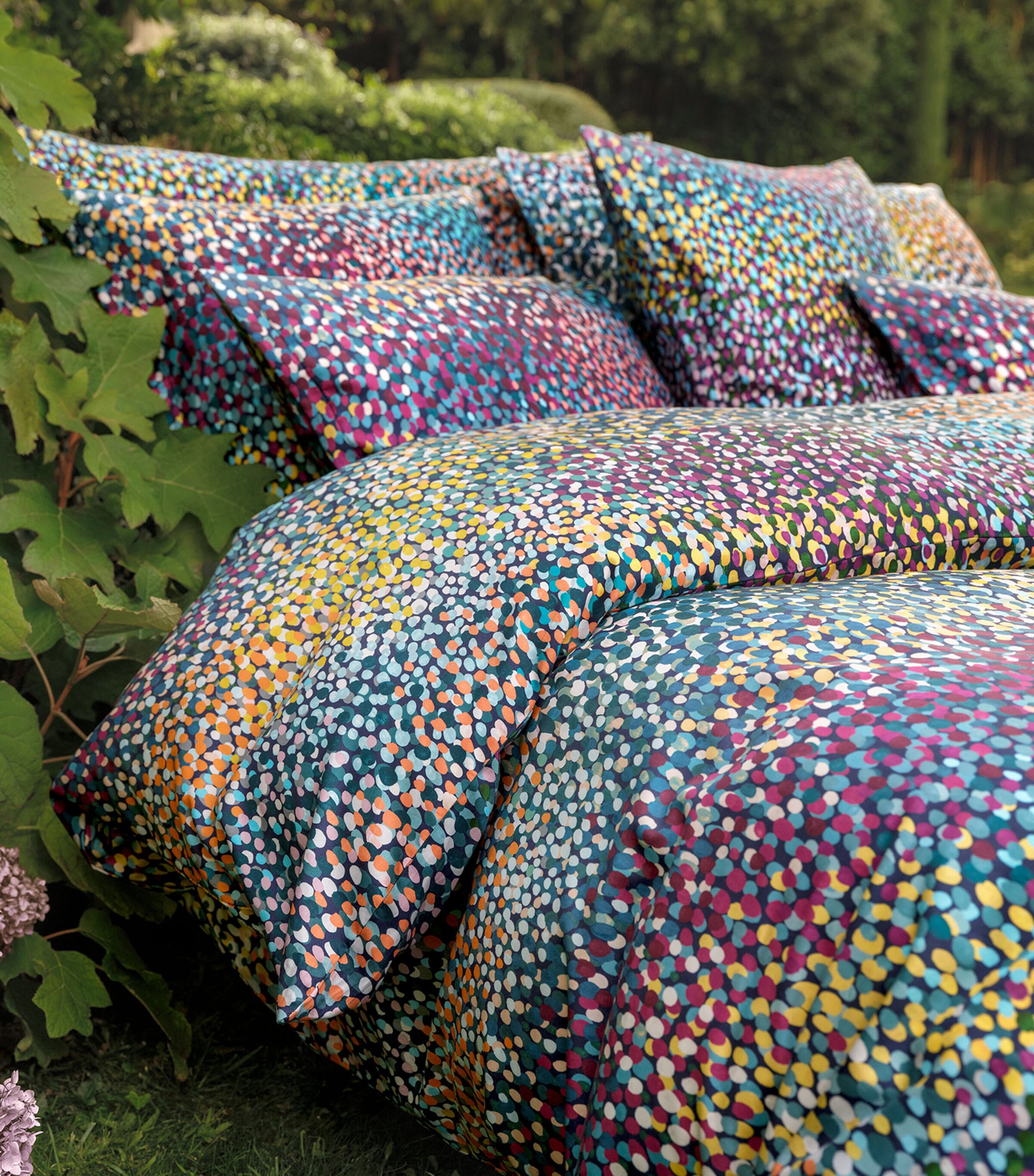 Schlossberg Cotton Sateen Jana King Duvet Cover (220cm x 260cm) Image 4