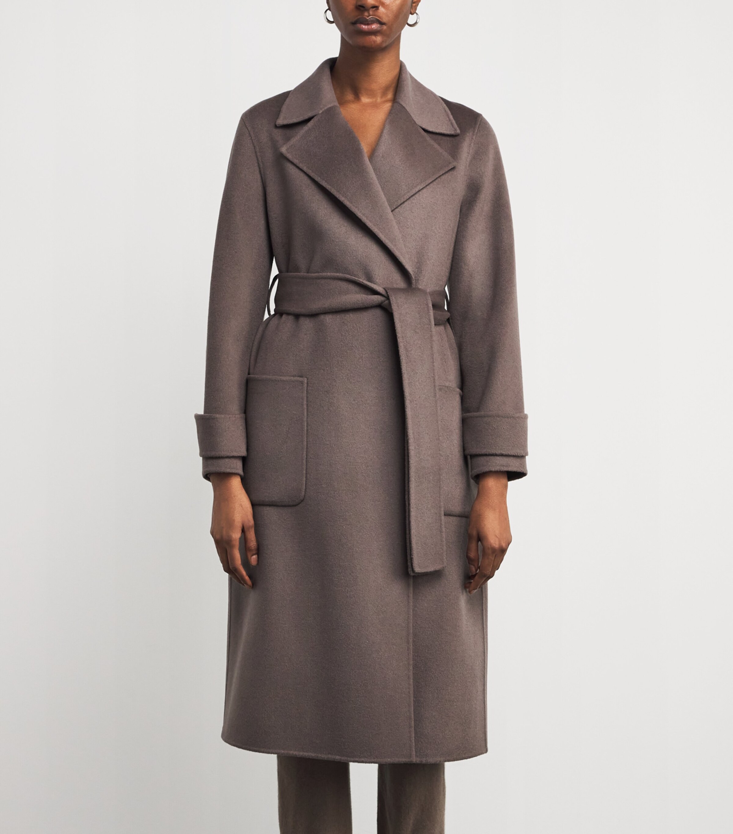 Wool-Cashmere Arline Coat MUSHROOM Image 3