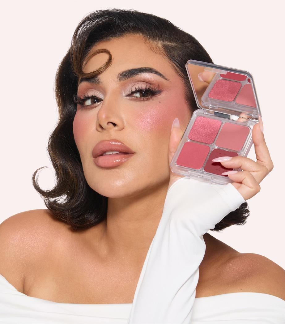 Huda Beauty Blush Filter Blurring Blushlighters Palette - Baby Pink Baby Pink Image 3