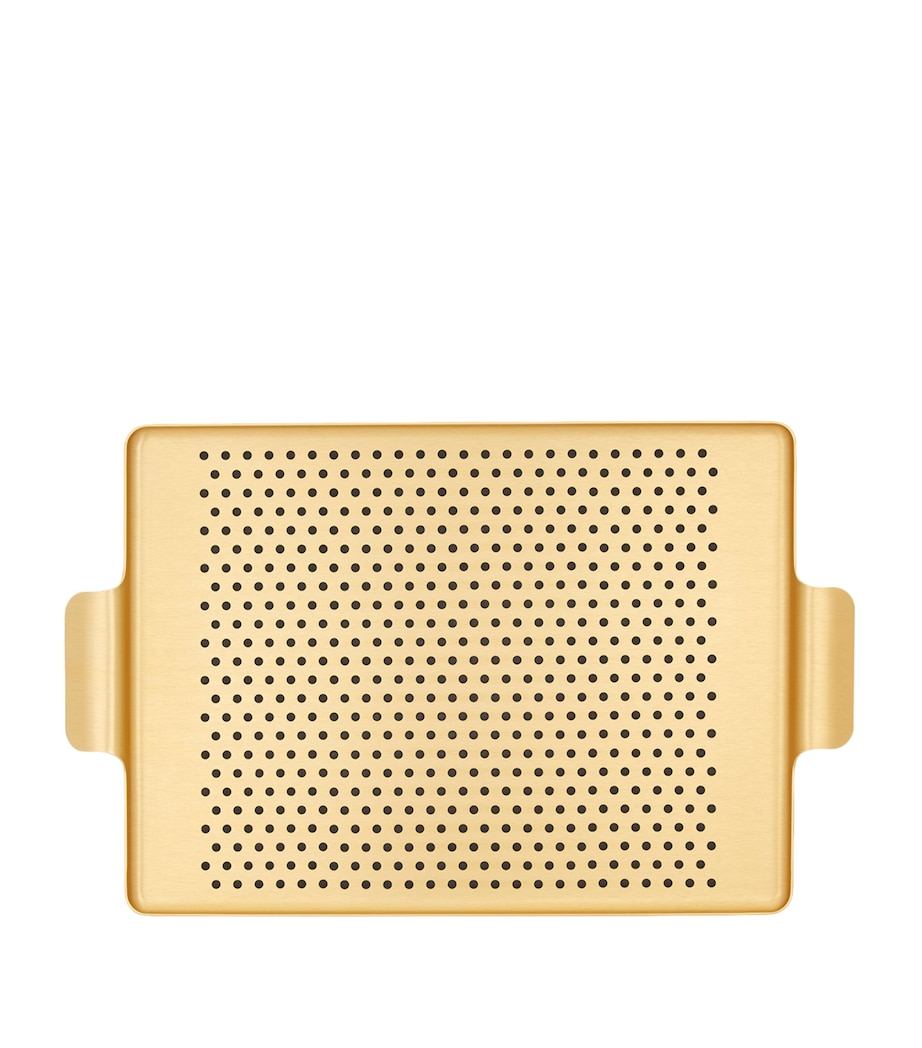 Pressed Rubber Grip Tray (37cm) GOLD Image 1