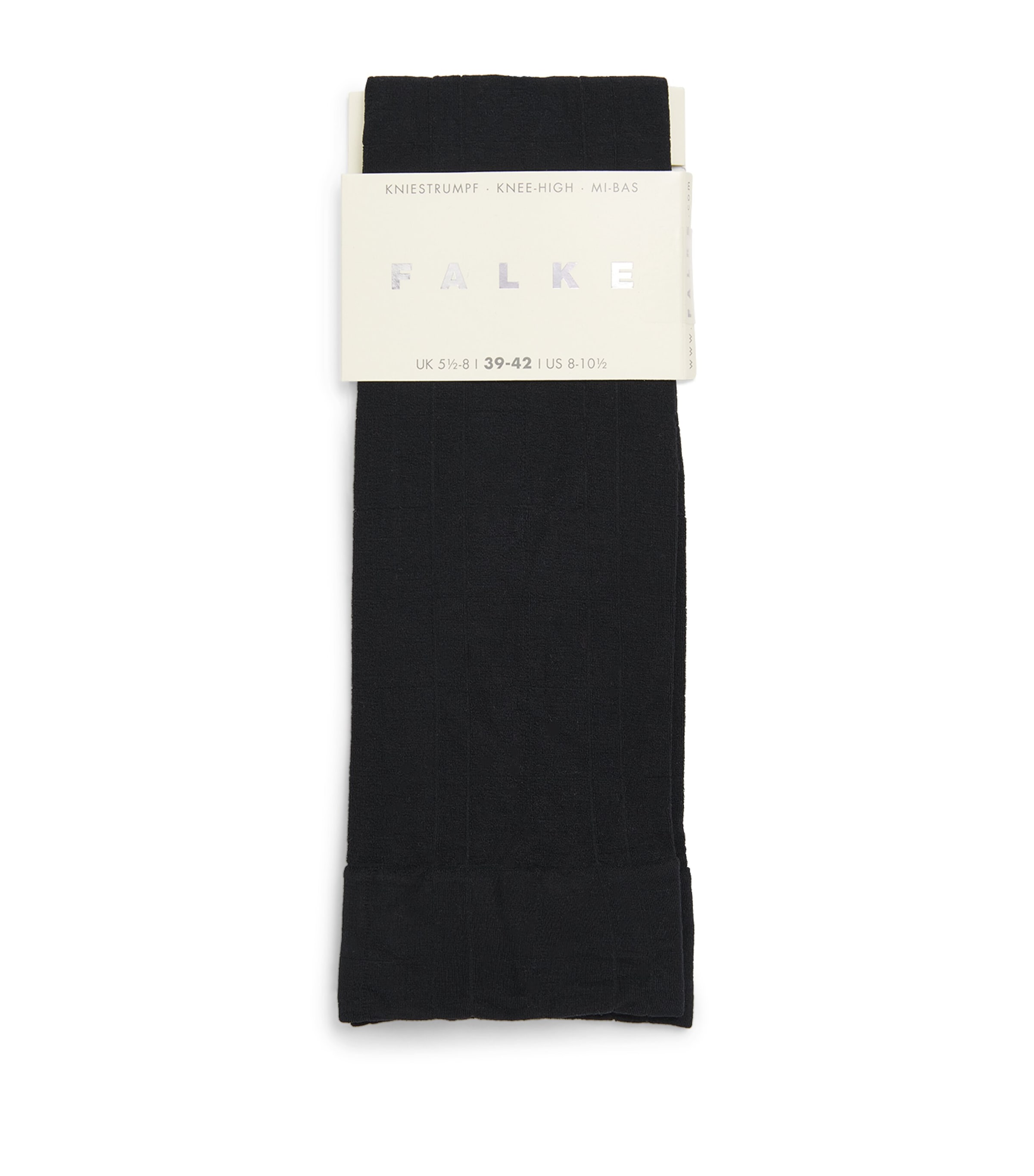 Falke Solid Lounge Knee-high Socks In Black