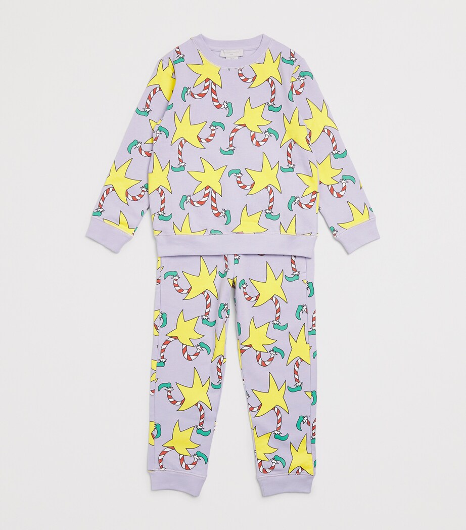 Organic Cotton Star Print Sweatshirt (3-14+ Years) 573MCLILLA/MULTI Image 3