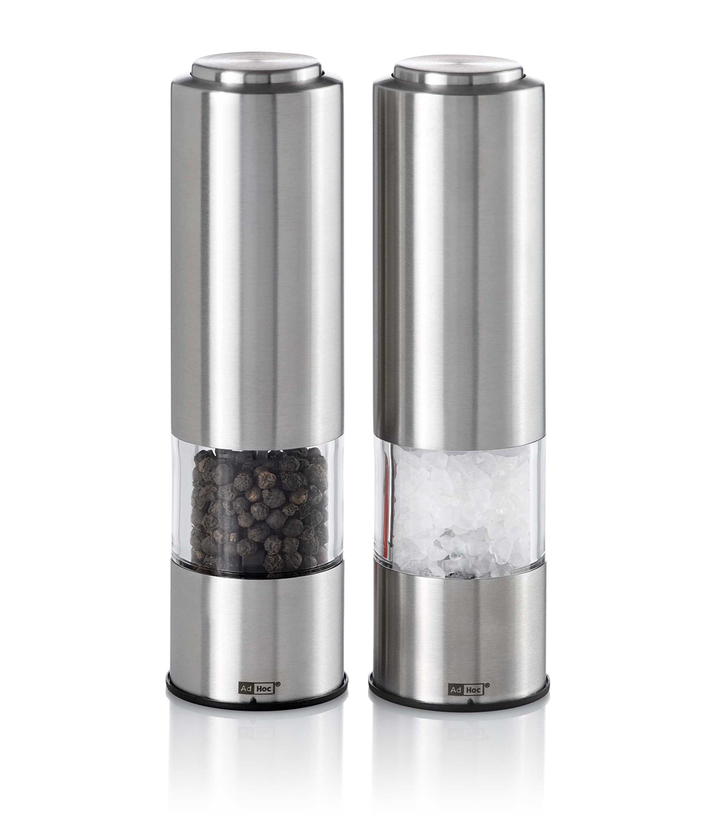 Pepmatik Salt and Pepper Mills (Set of 2) STAINLESS STEEL Image 1