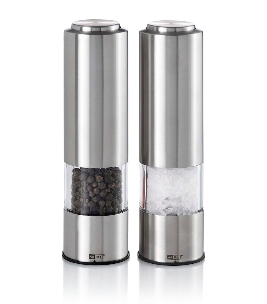 Pepmatik Salt and Pepper Mills (Set of 2) STAINLESS STEEL Image 1