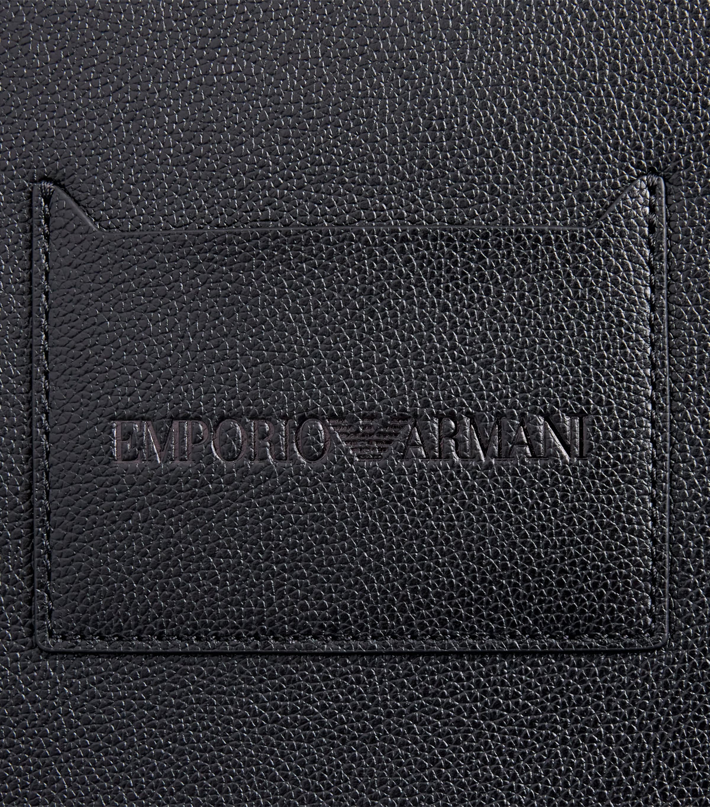 Emporio Armani Leather Logo Portfolio Pouch Image 5
