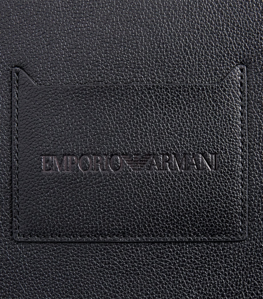 Emporio Armani Leather Logo Portfolio Pouch Image 5