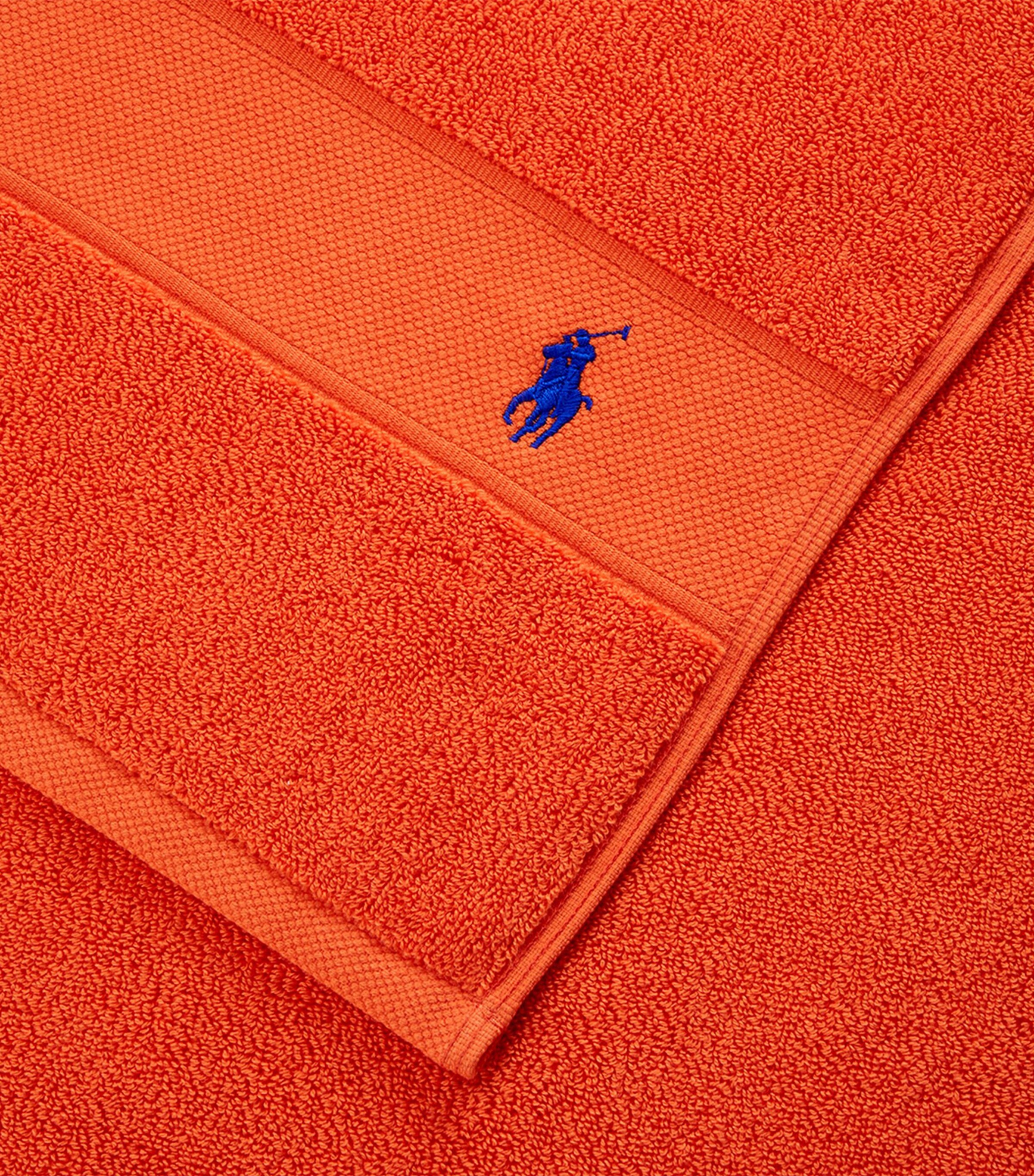 Ralph Lauren Home Polo Player Bath Towel (70cm x 140cm) Sailing Orange Image 6
