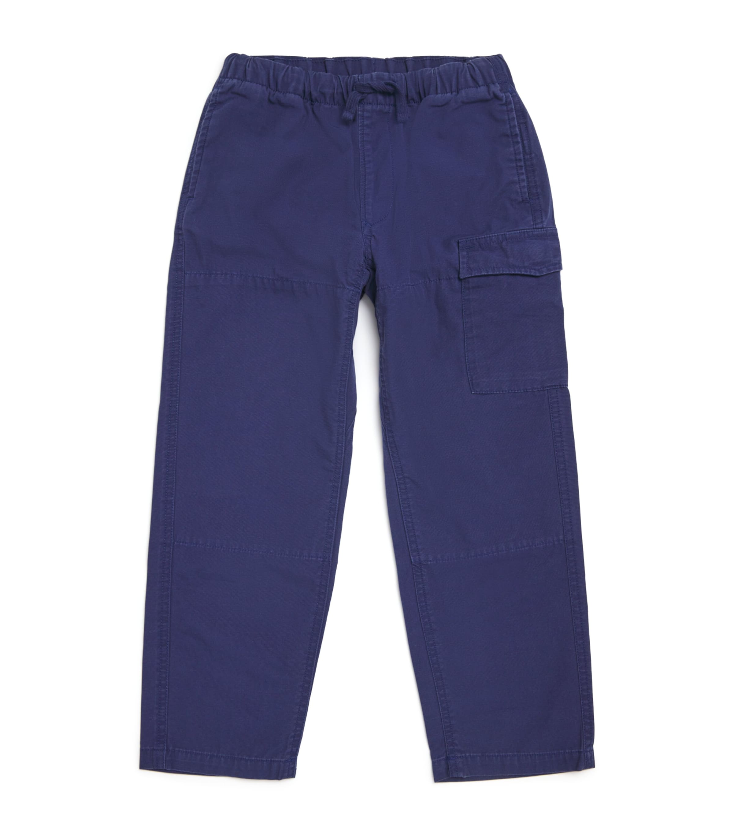 Ralph Lauren Kids' Cotton Cargo Trousers In Blue