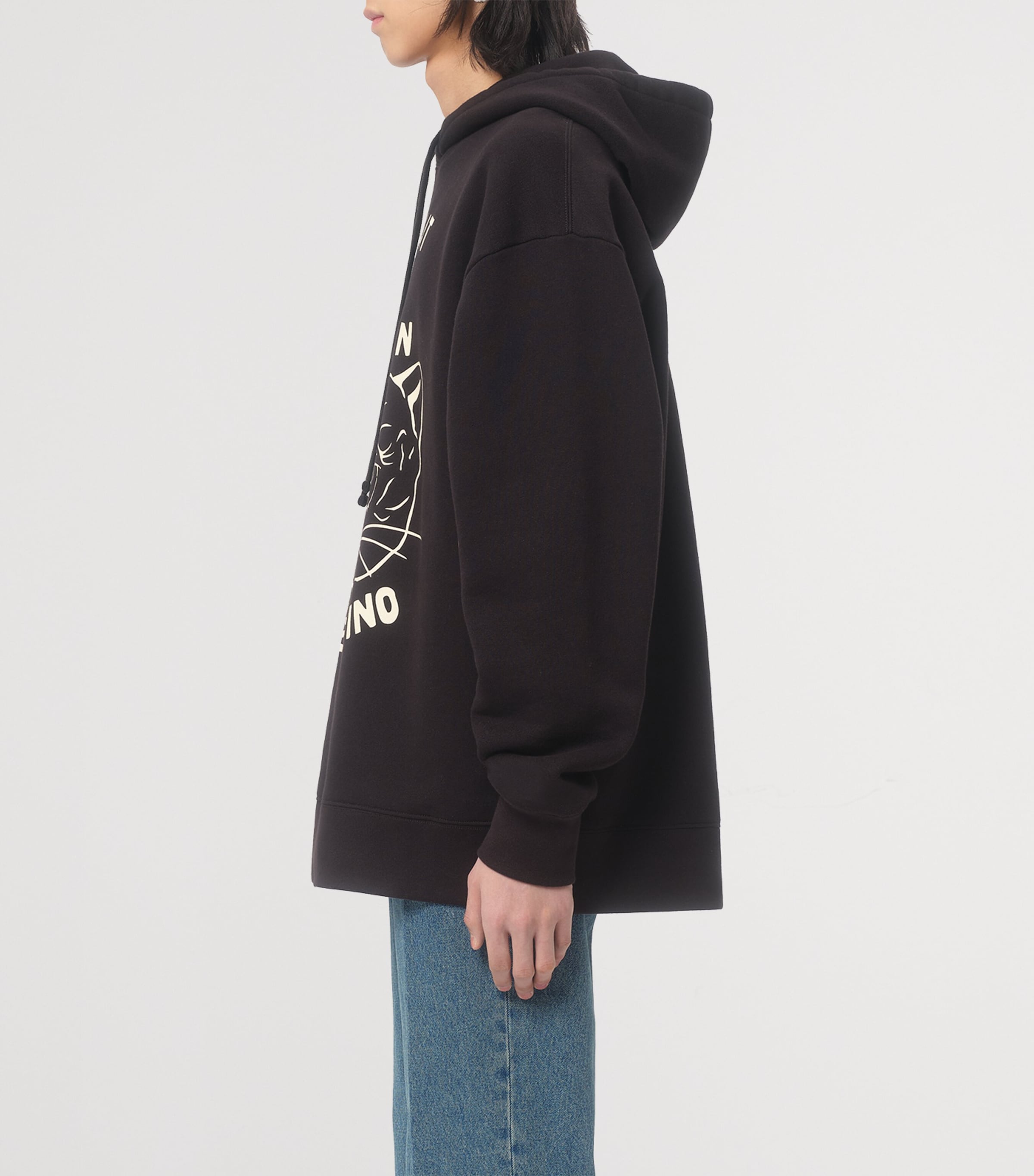 パーカー・フーディ Valentino Garavani Le Chat De La Maison Sweatshirt Cotton Sweatshirt With Le Chat De La Maison Patch for Man in