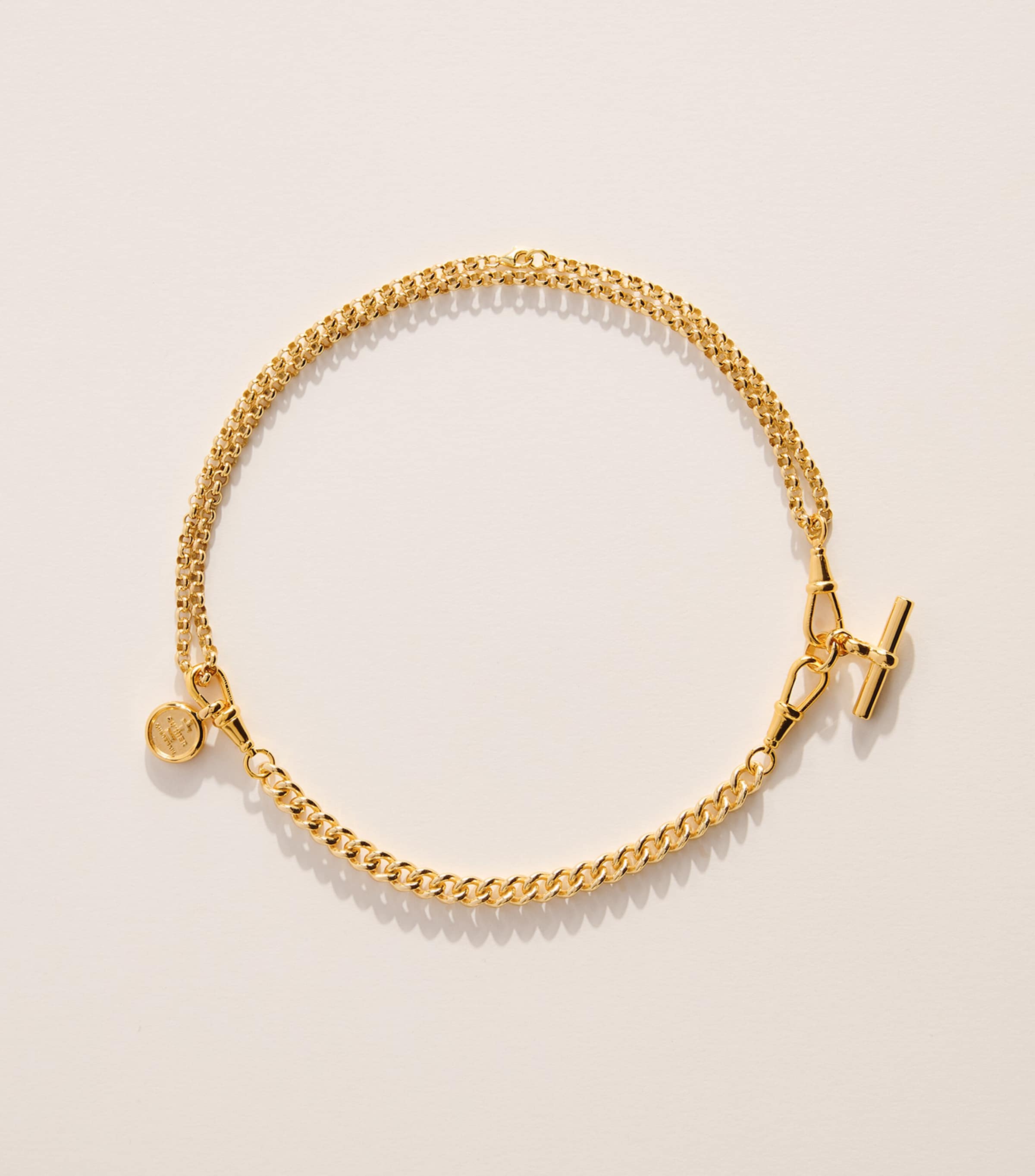 TILLY SVEAAS Gold-Plated Moi + Toi Set Necklace Gold Image 3