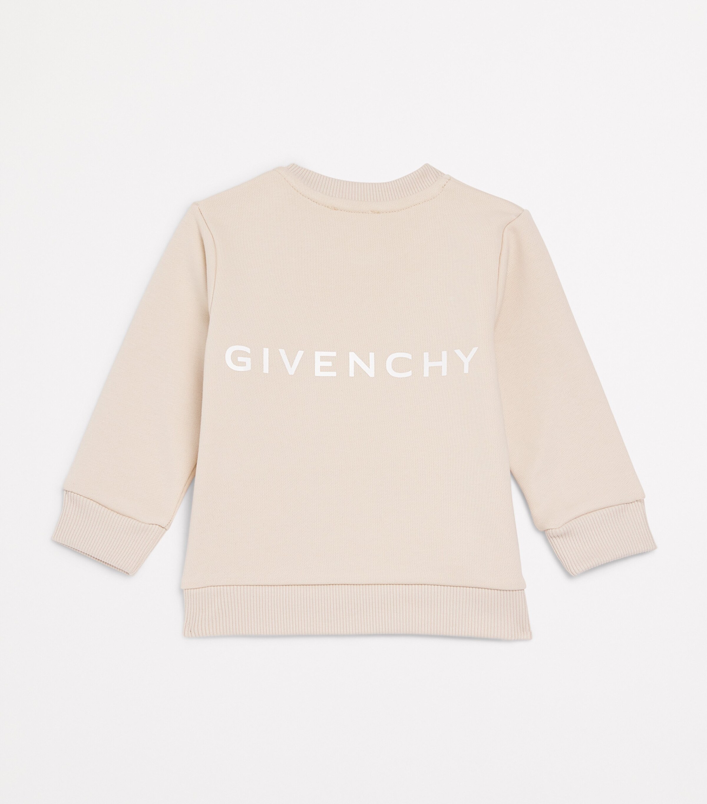 Givenchy Kids Cotton 4G Logo Sweatshirt (6-18 Months) Cream Image 2