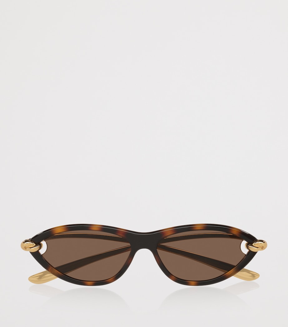 Tortoiseshell Cat Eye Sunglasses 4402D1 Image 4