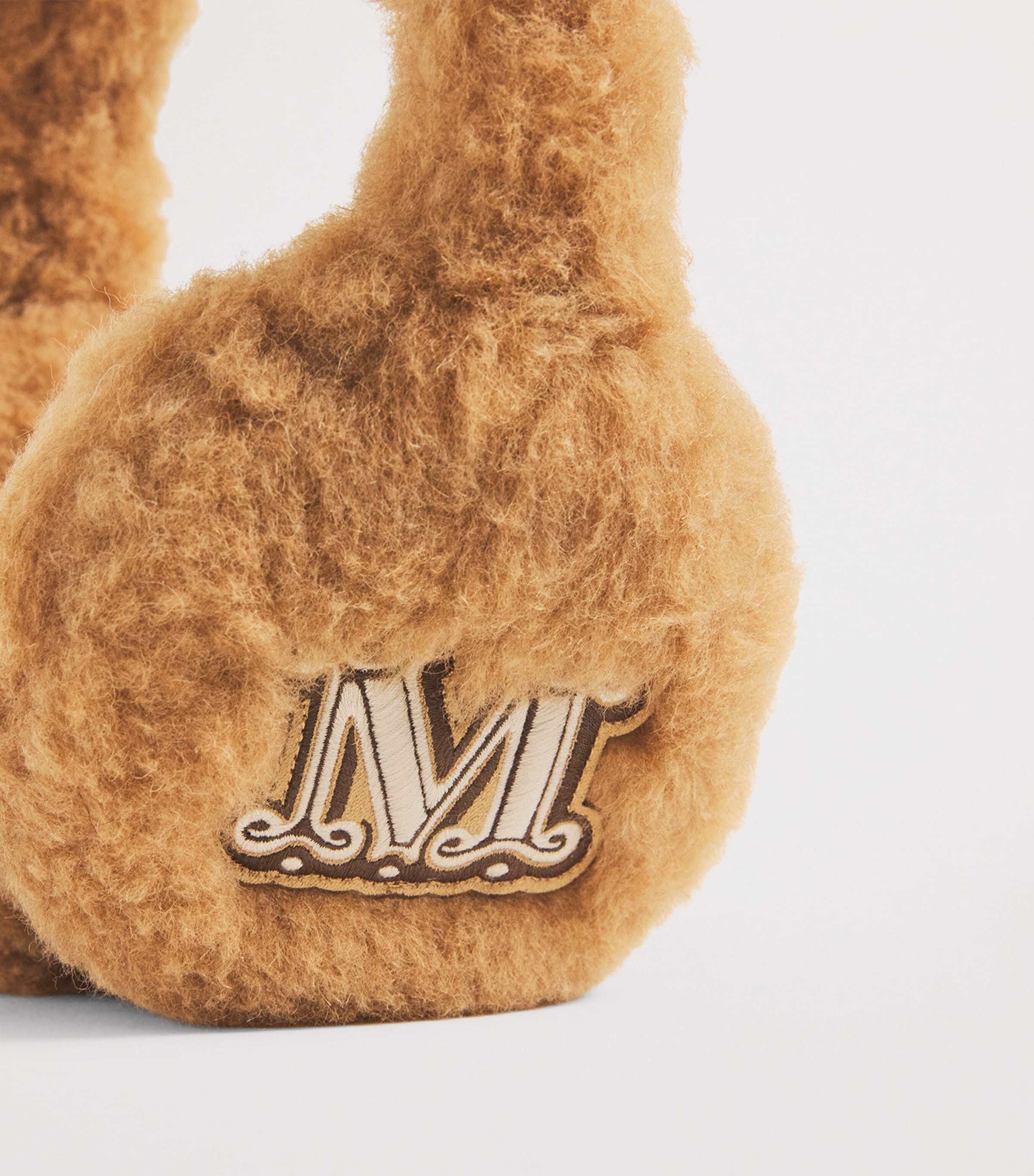 Wool-Silk Earmuffs CAMEL Image 3