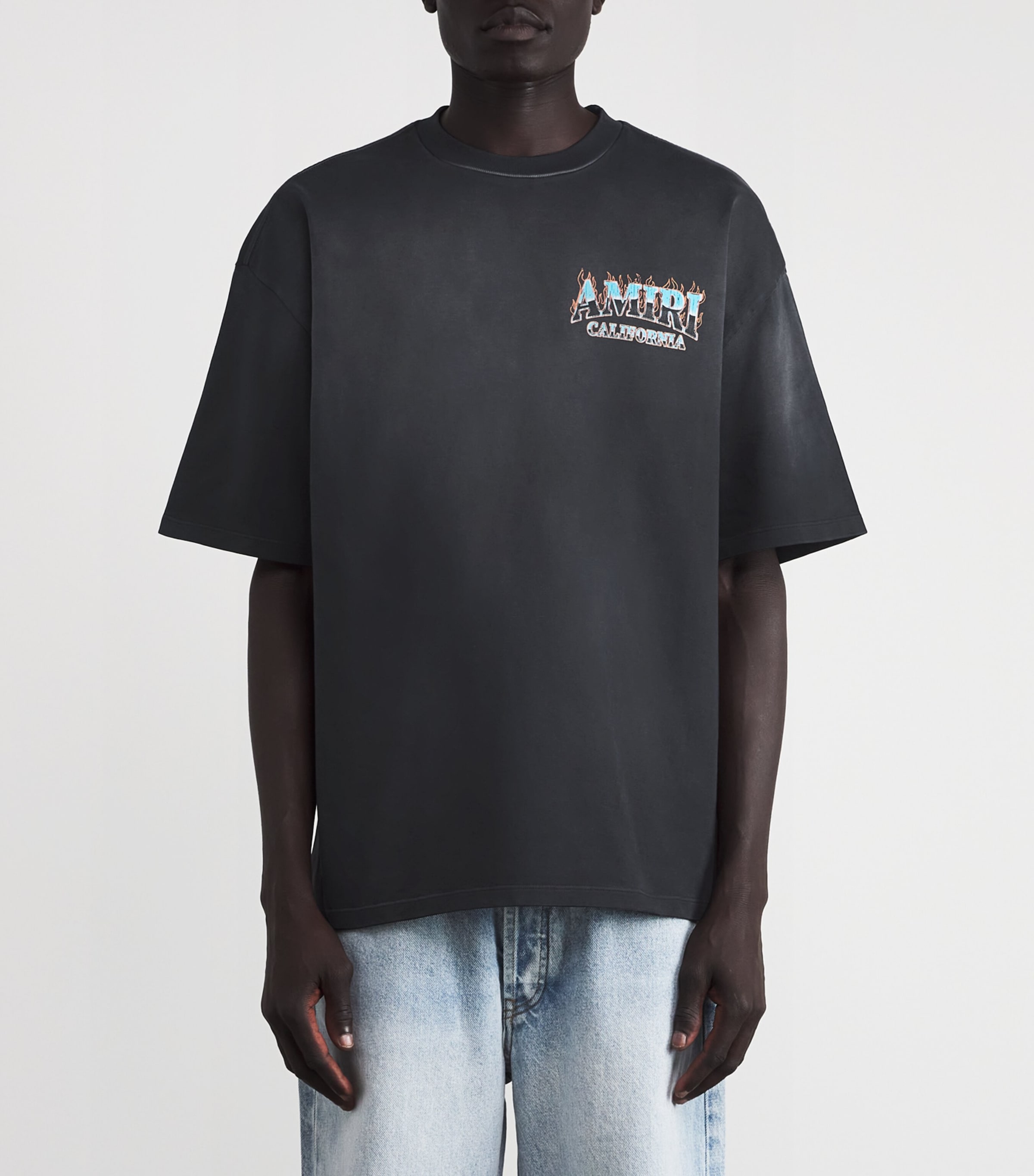 【関税込み】AMIRI Sunny Place Tee' T-shirt AMIRI Sunny Place T-shirt | Black | FARFETCH