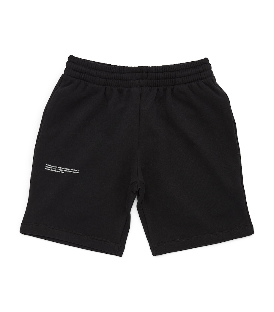 Pangaia Kids Organic Cotton 365 Sweatshorts (3-11 Years) Black Image 1