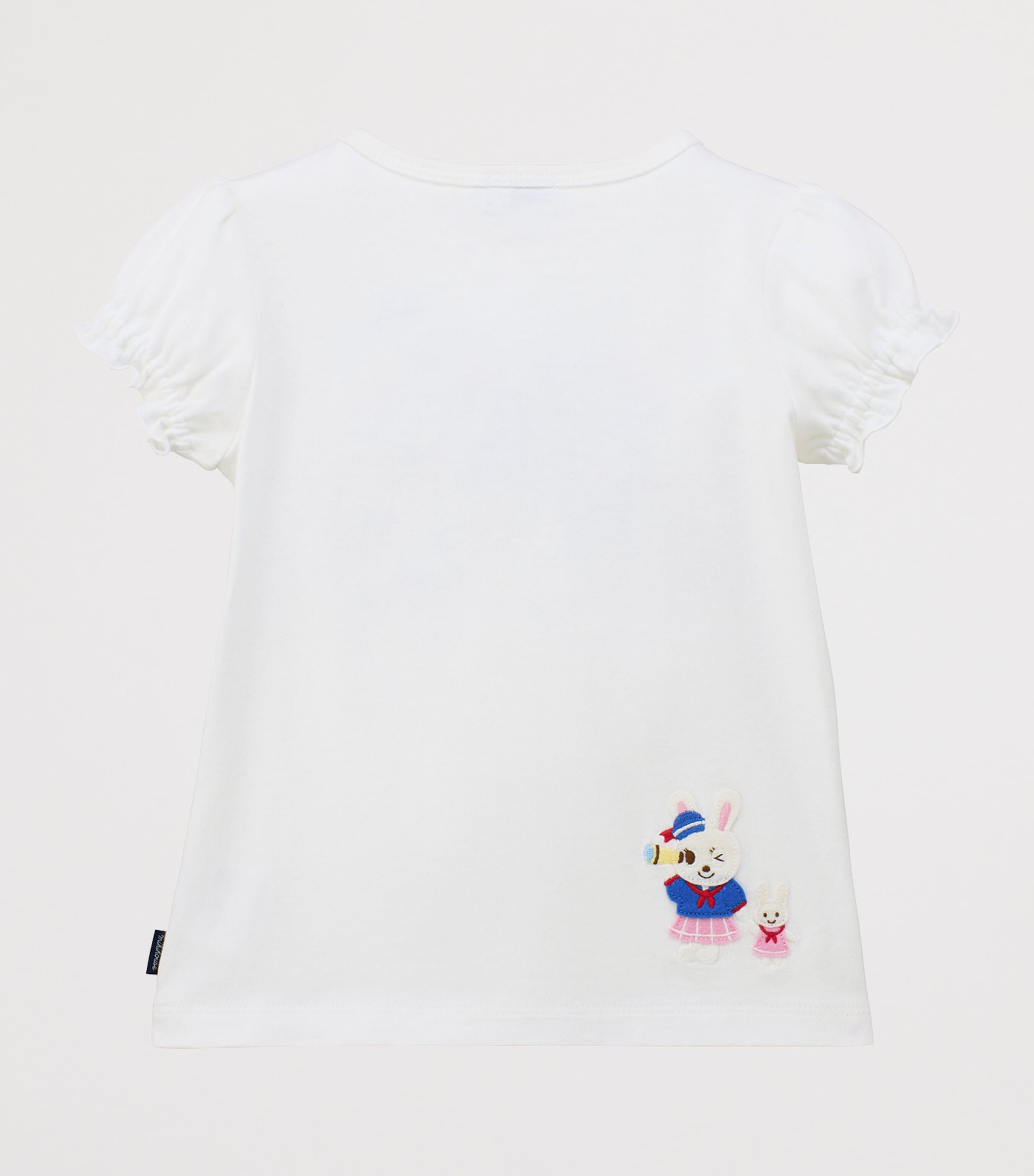 Miki House Cotton Ruffled-Bow T-Shirt (2-9 Years) Image 2