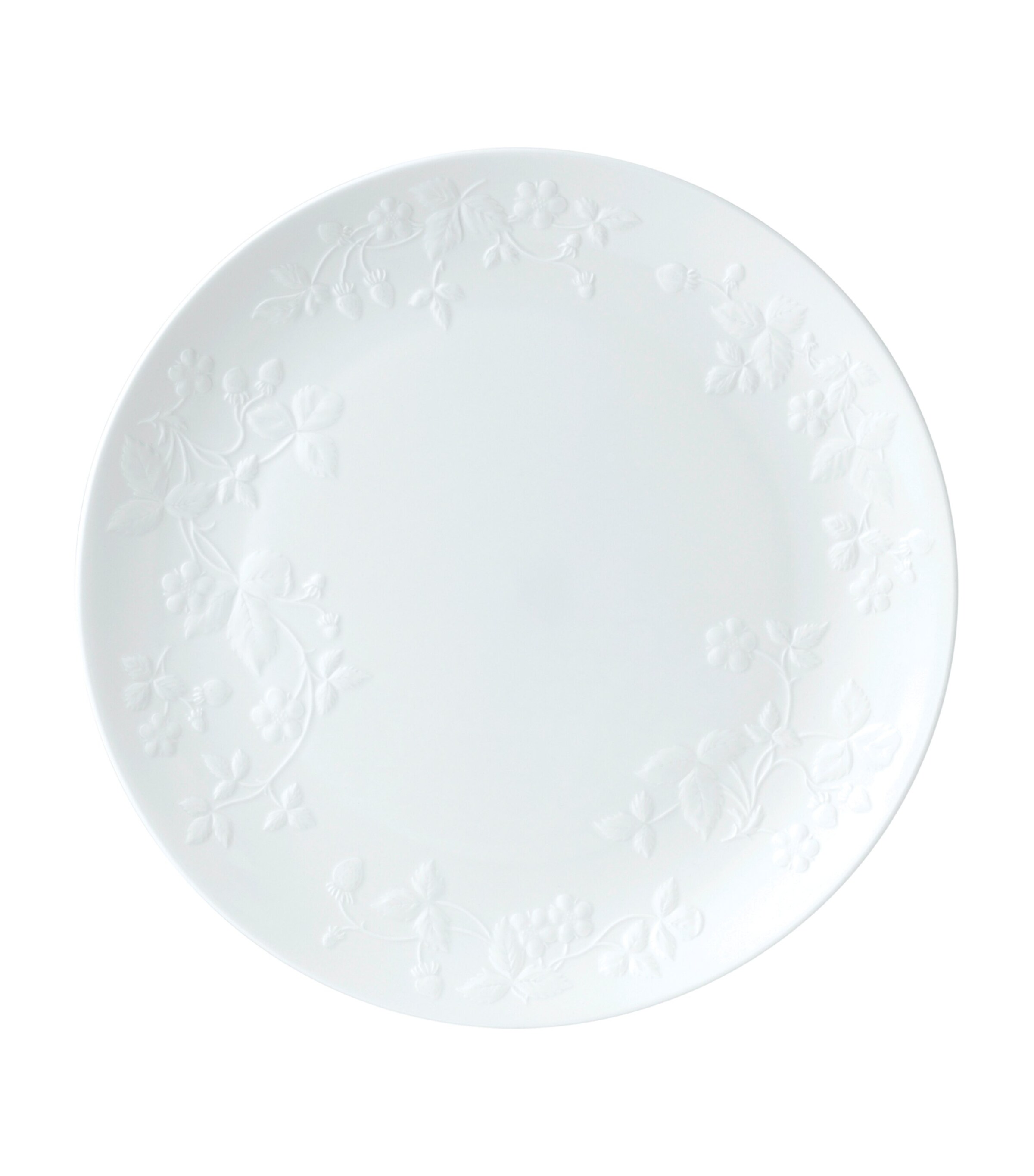 Wedgwood Wild Strawberry White Dinner Plate (27cm) | Harrods UK