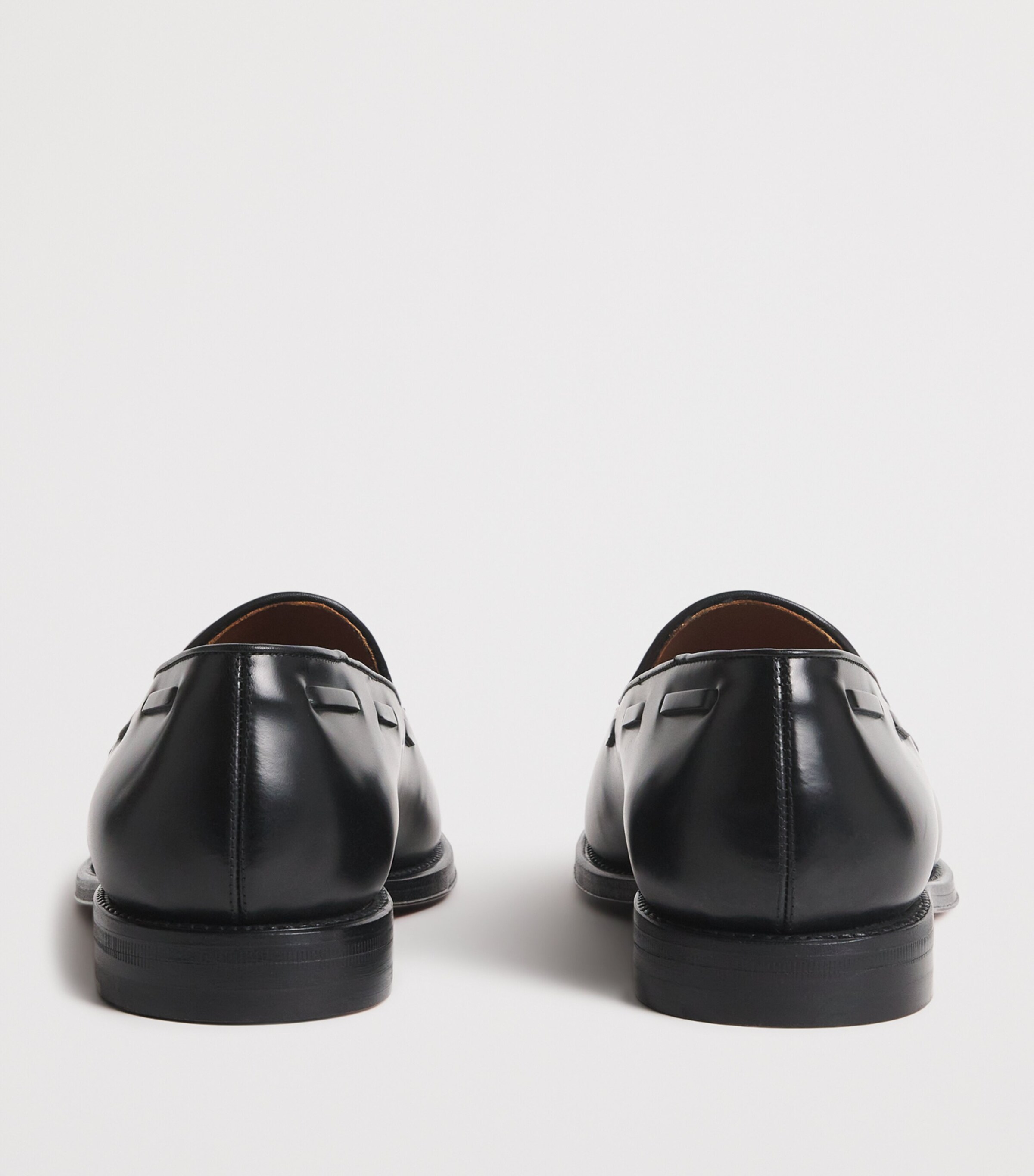 Polo Ralph Lauren Leather Tasselled Maestra Loafers Black Image 4