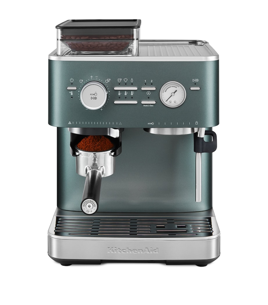 KitchenAid Semi Automatic Espresso Machine with Burr Grinder Juniper Image 6