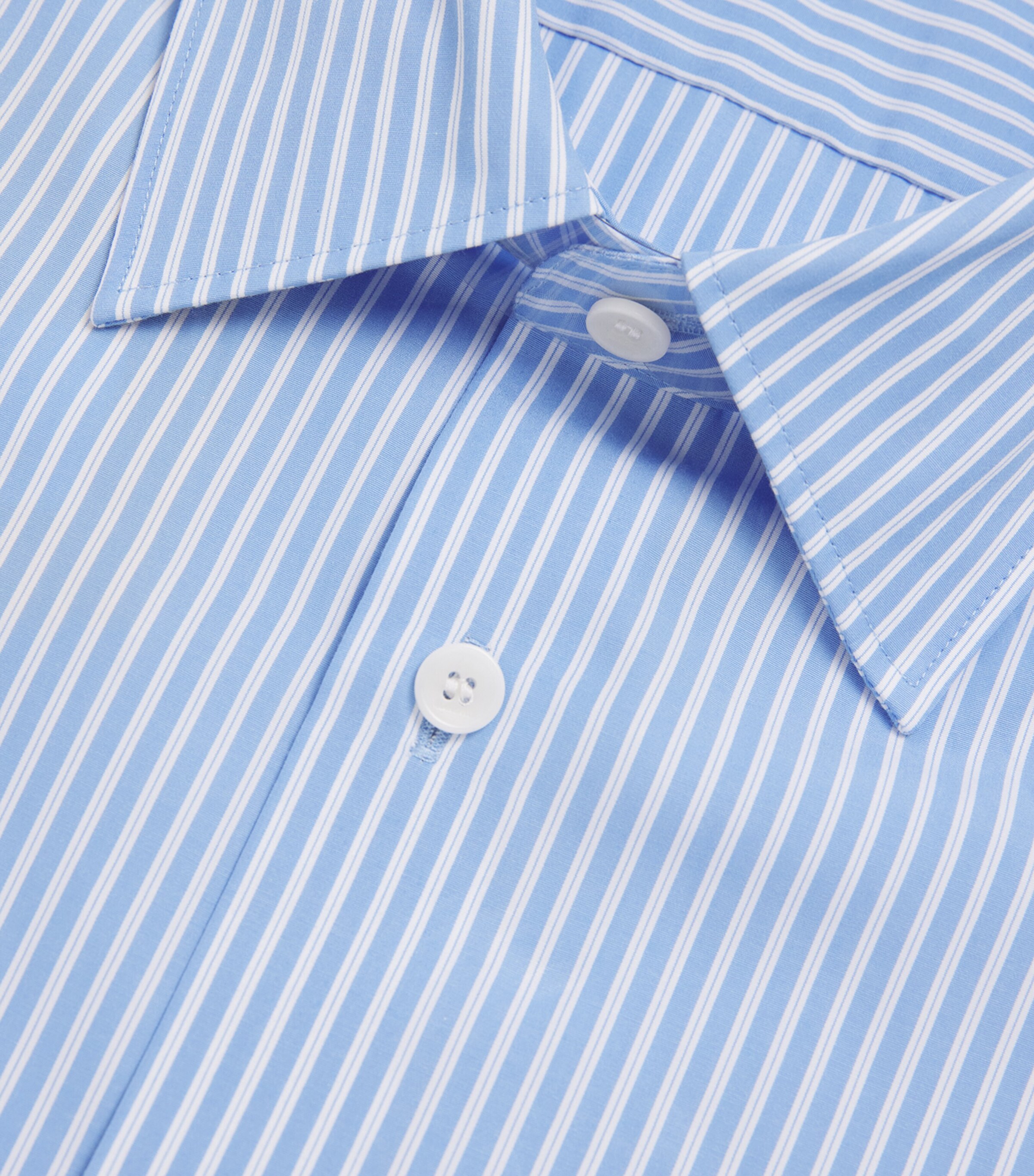Cotton Striped Shirt BLUE SKY Image 5