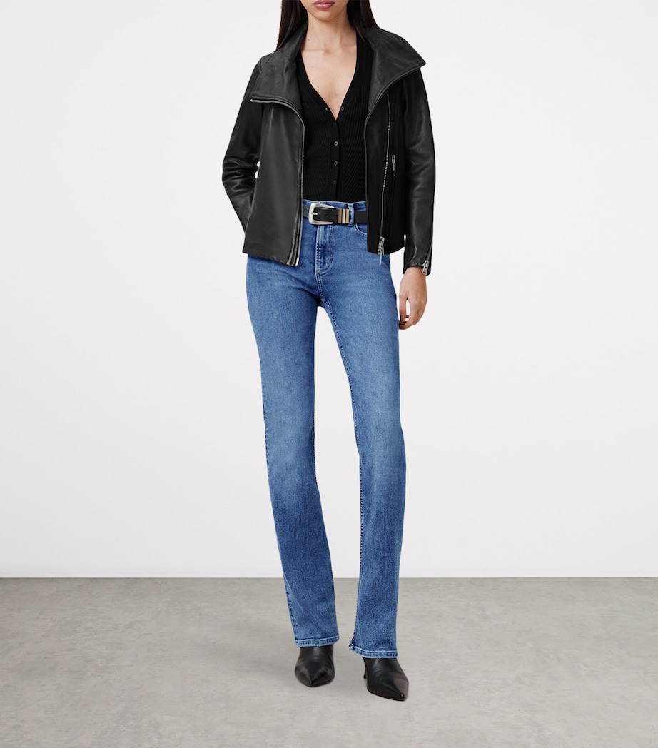Haldan Slim Bootcut Jeans MID INDIGO Image 2
