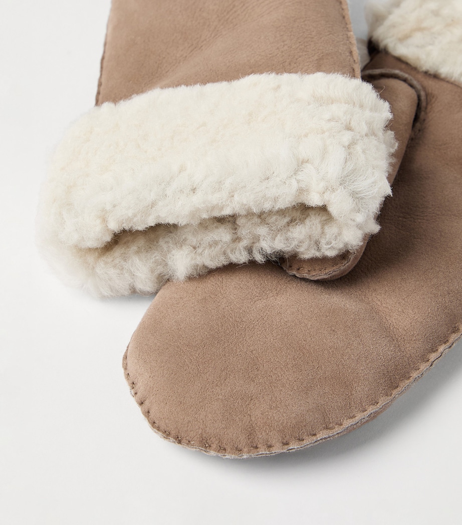 Shearling Mittens C4248 Image 3