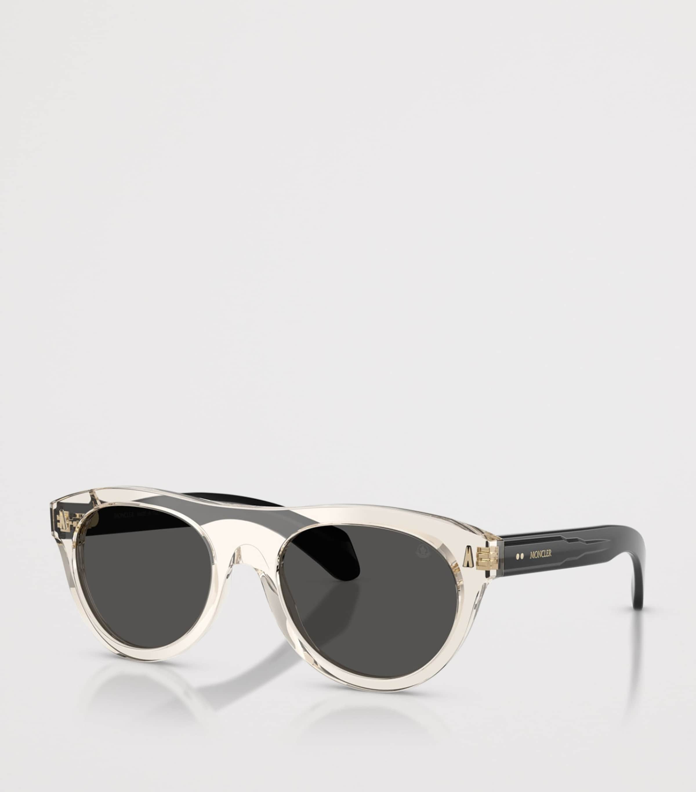 Moncler Splash Round Sunglasses White Image 2