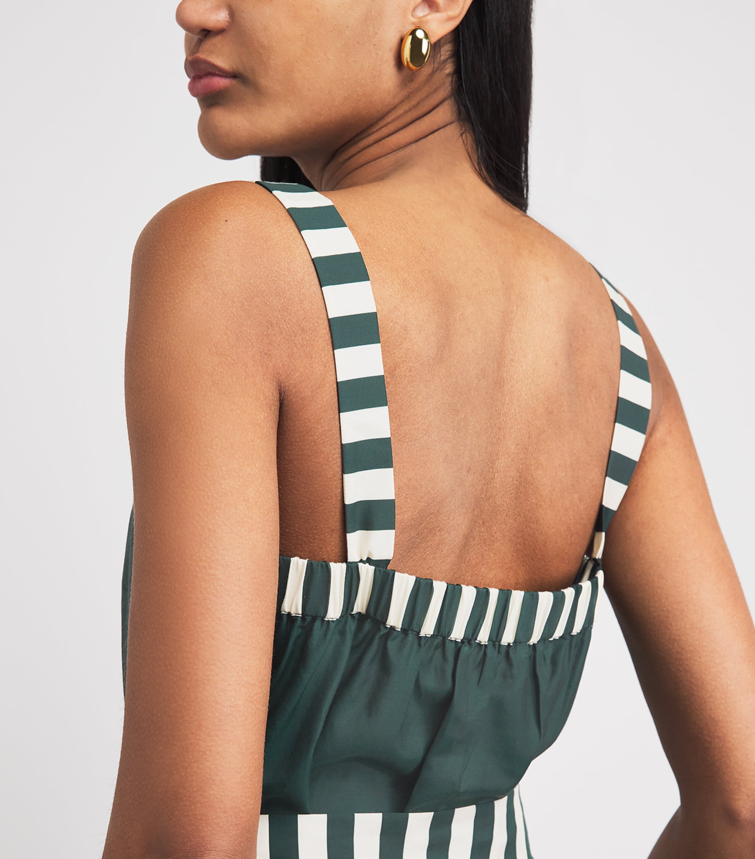 Eres Womens Cotton-Silk Lakshya Midi Dress Scarabee/pan Image 5