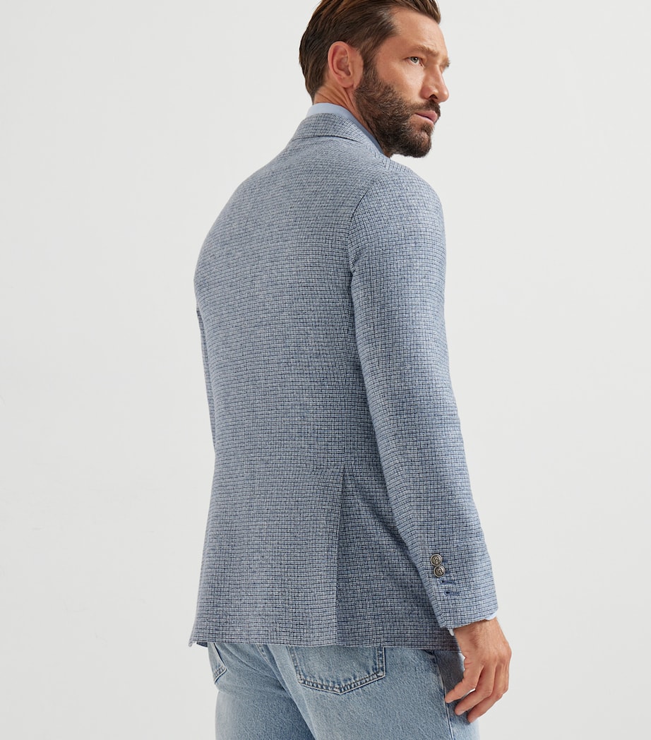 Silk-Wool-Cashmere Deconstructed Blazer C213 Image 4