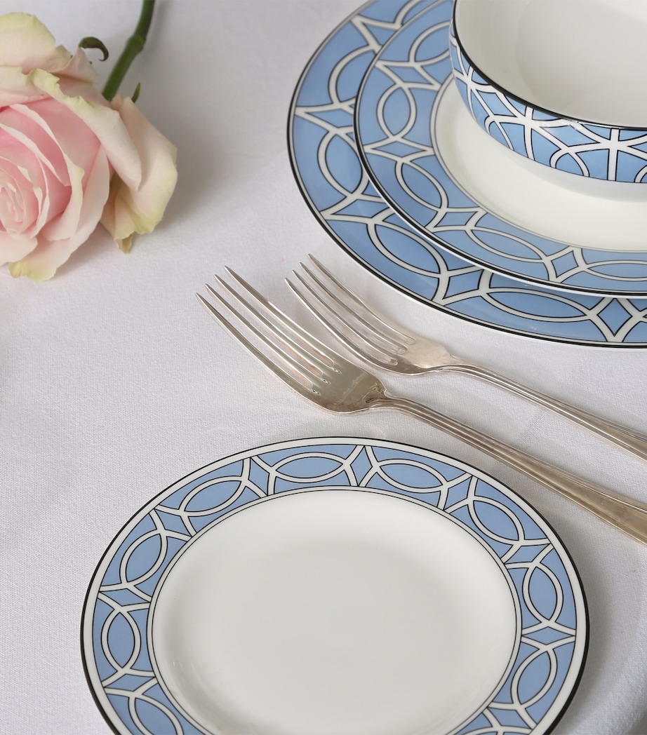 Set of 2 Loop Dessert Plates (21cm) BLUE Image 6