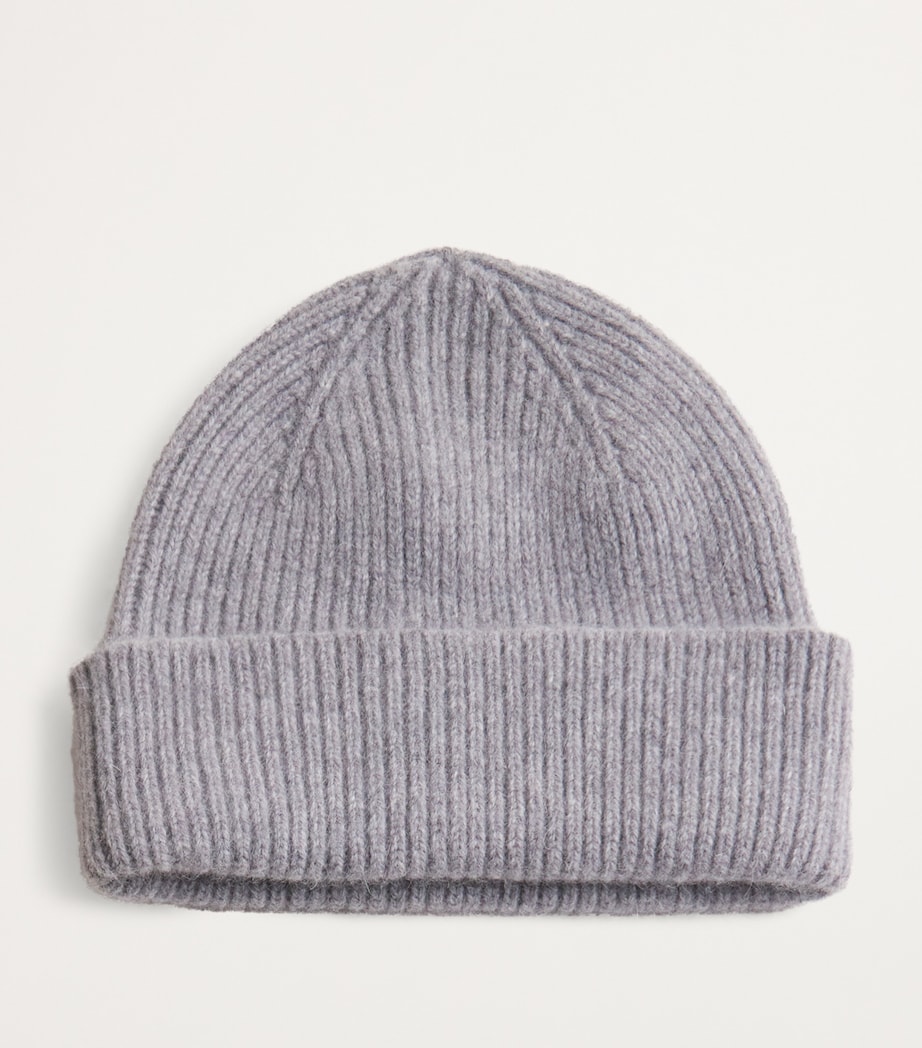 Lambswool-Caregora Classic Beanie SMOKE Image 3