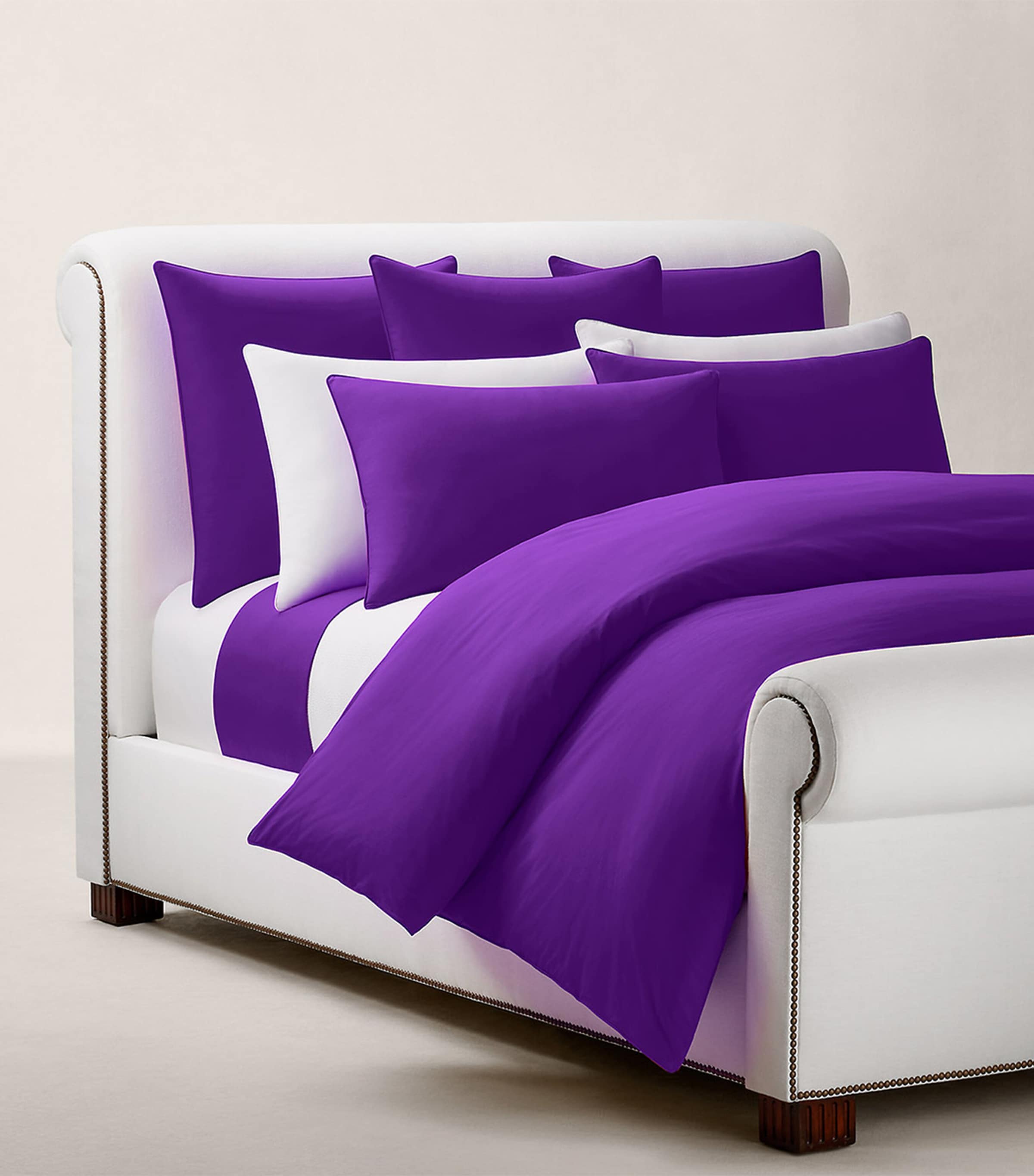 Ralph Lauren Home Cotton Polo Player Euro King Fitted Sheet (160cm x 200cm) Chalet Image 4