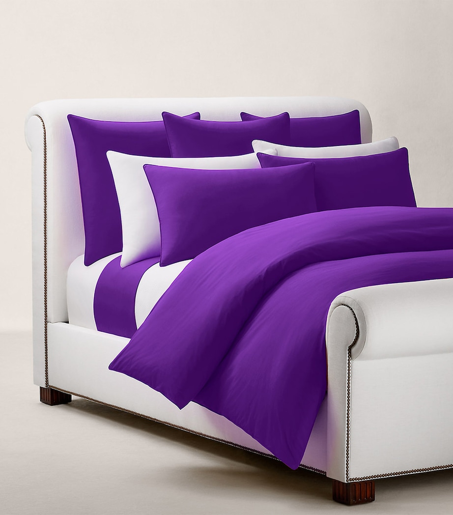 Ralph Lauren Home Cotton Polo Player Euro King Fitted Sheet (160cm x 200cm) Chalet Image 4