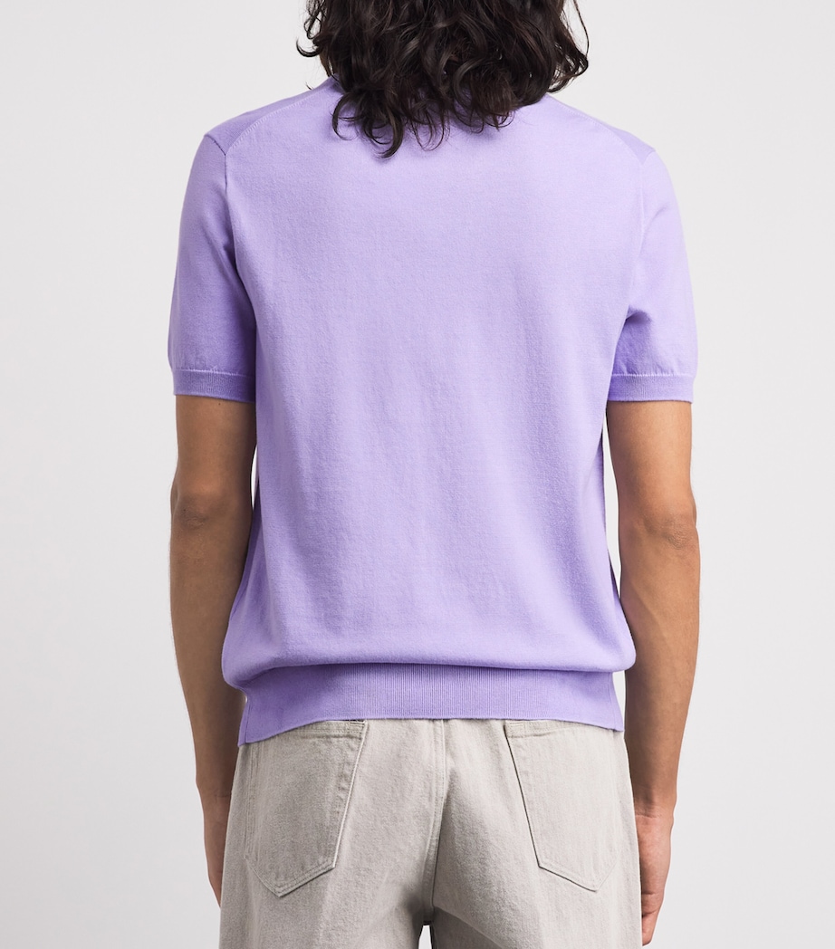 Polo Ralph Lauren Mens Polo Pony T-Shirt Powder Purple Image 5