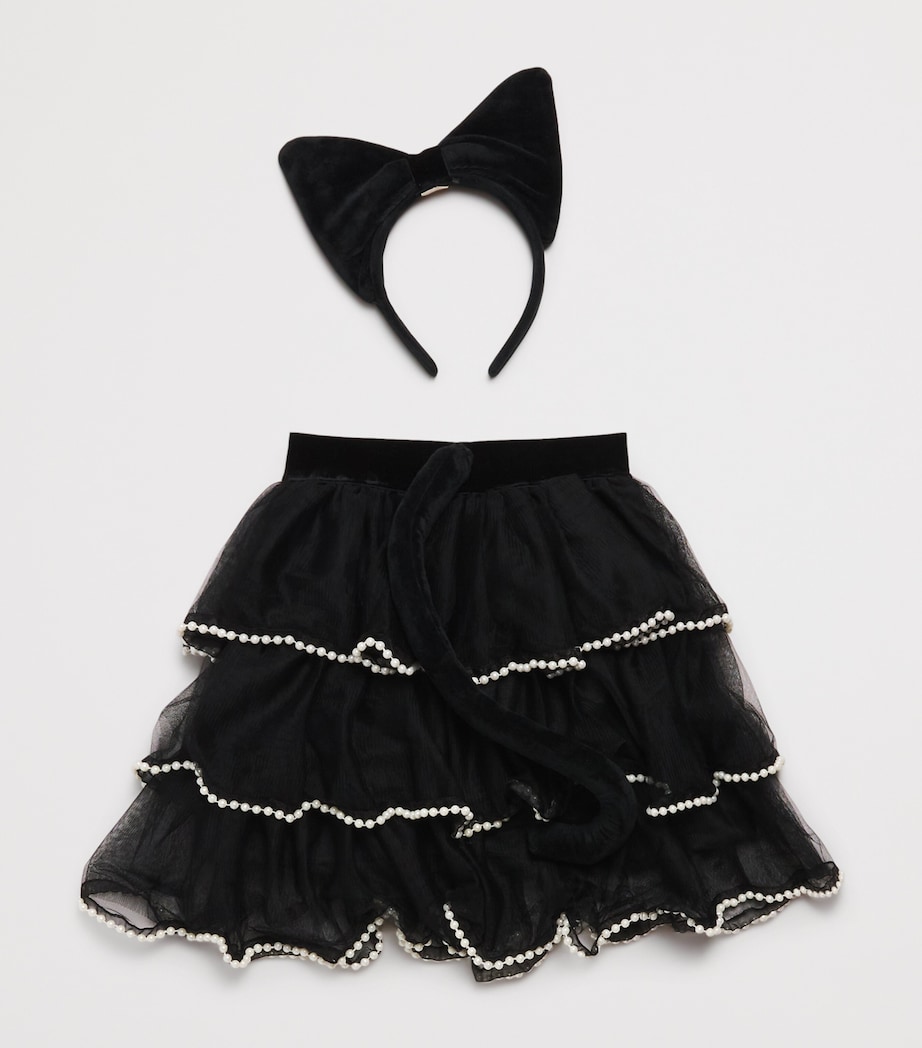 Tulle Cat Costume Set BLACK Image 2