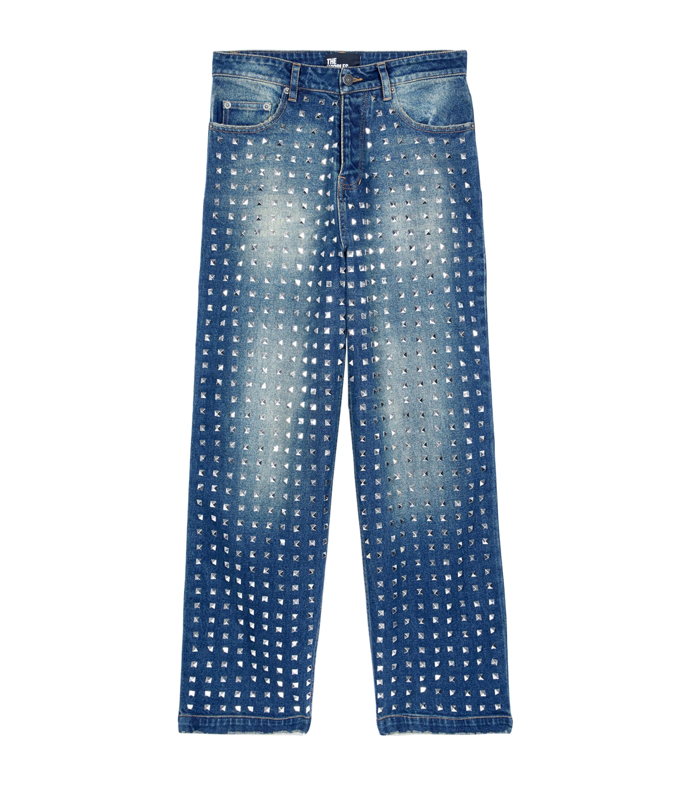 THE KOOPLES STUDDED STRAIGHT JEANS 