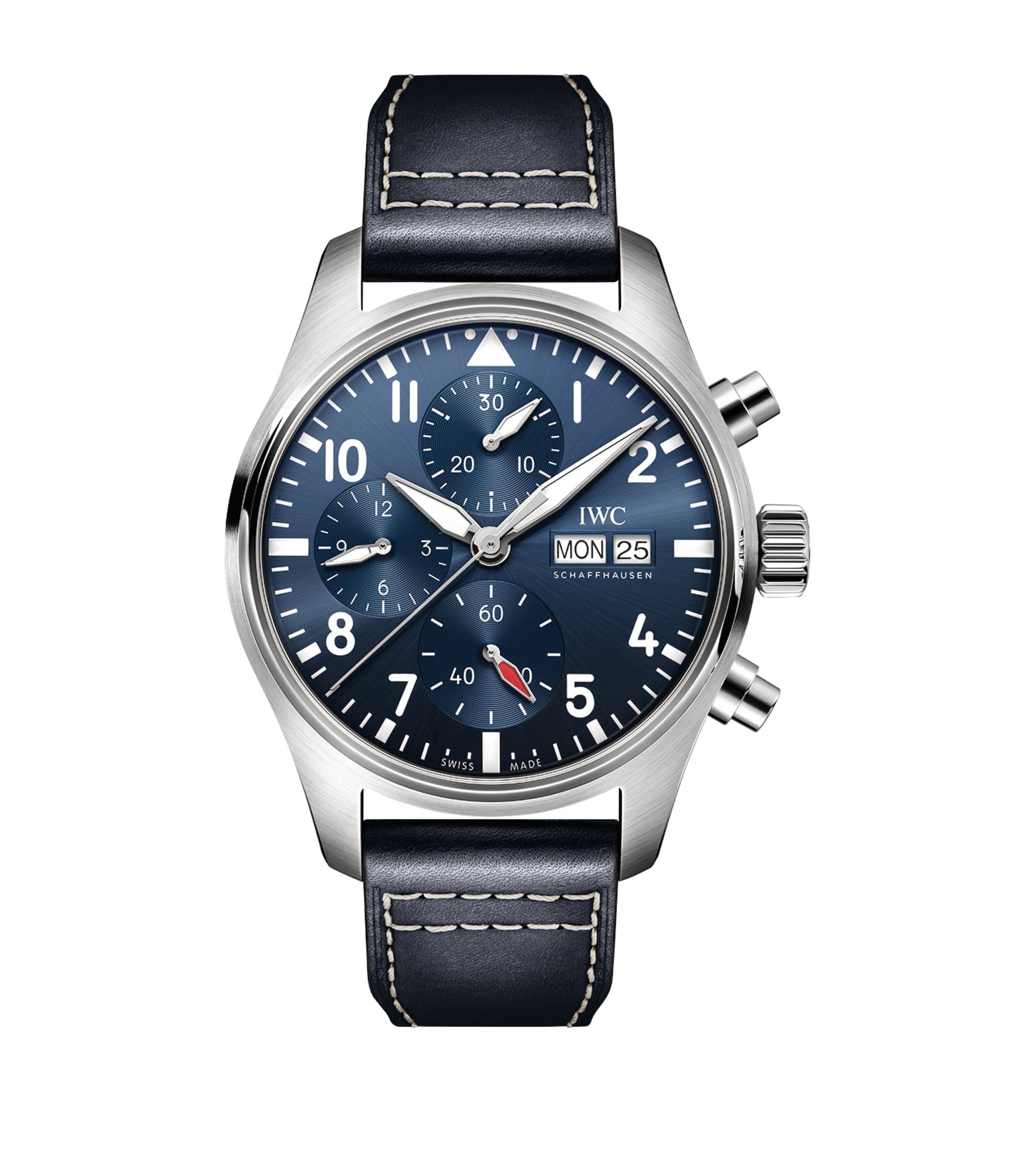 Stainless Steel Pilot’s Chronograph Watch 41mm BLUE Image 1