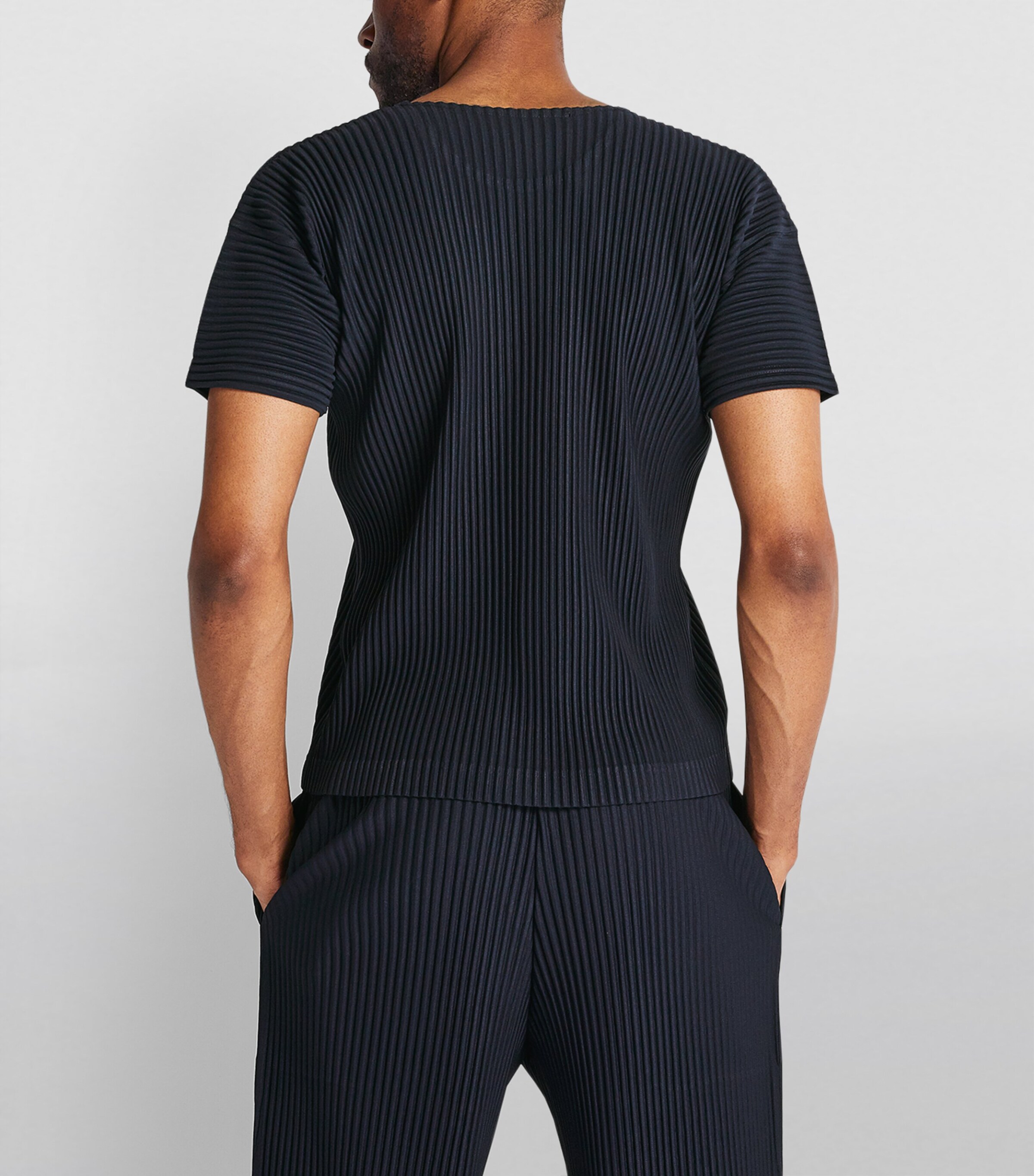 Pleated T-Shirt 75 NAVY Image 4