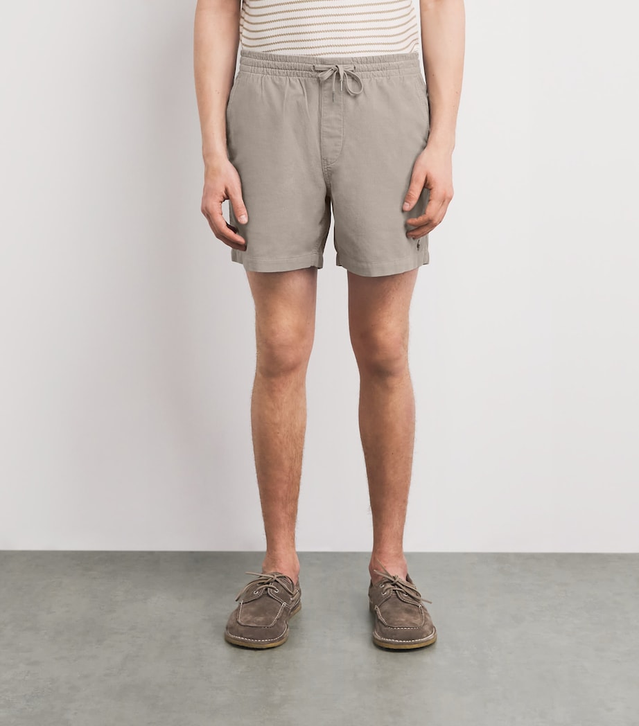 Polo Ralph Lauren Mens Cotton Corduroy Prepster Shorts Grey Dawn Image 4