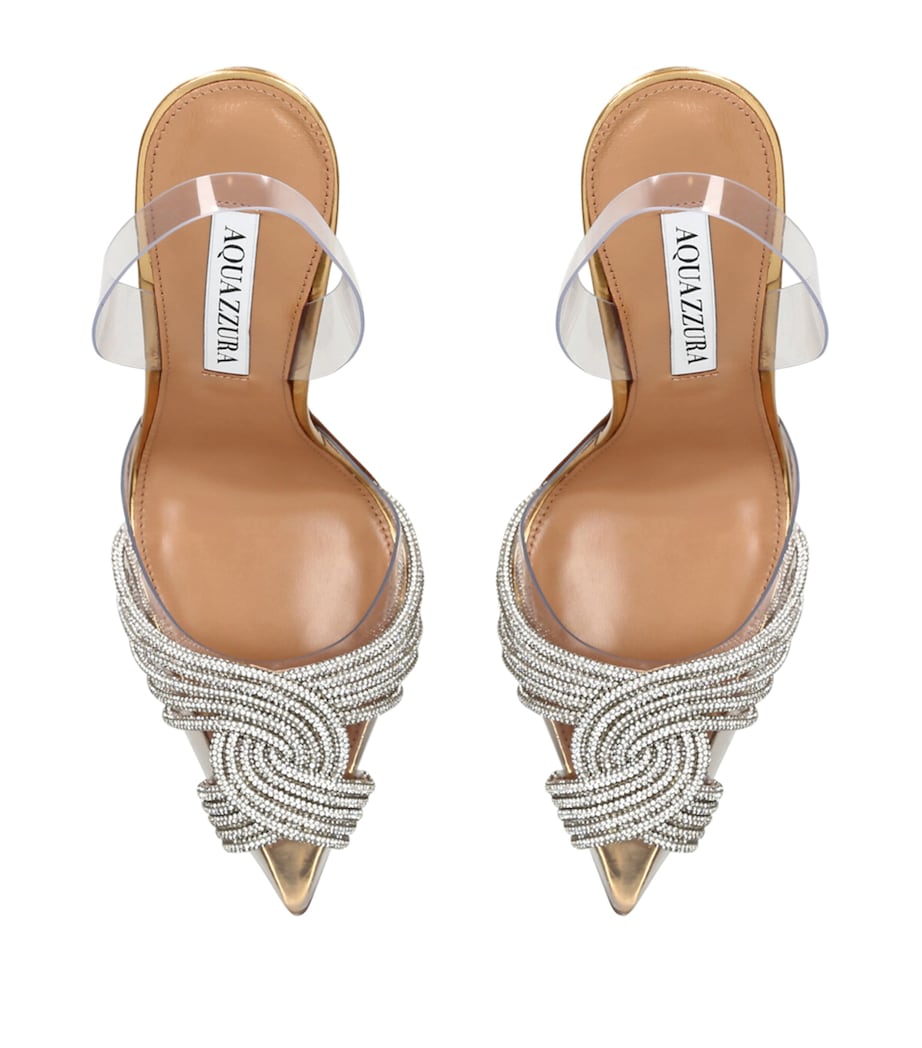 Plexi Gatsby Slingback Heels 105 GOLD Image 3