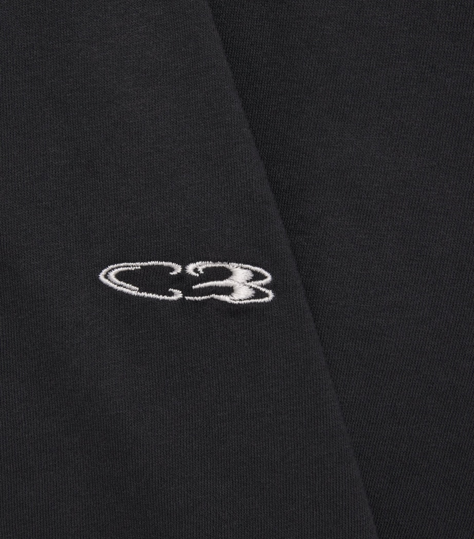 Cole Buxton Mens Cotton Surf T-Shirt Vintage Black Image 6