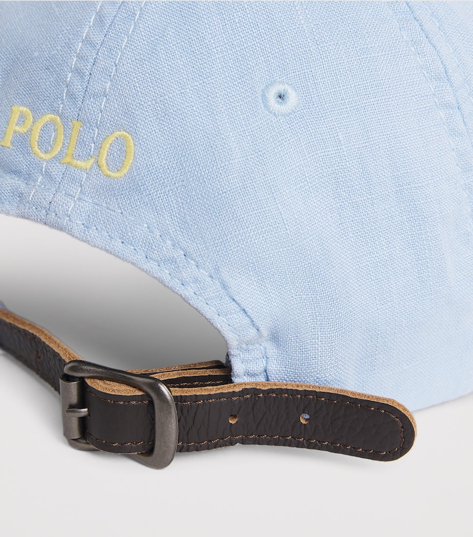 Polo Pony Baseball Cap BLUE Image 4