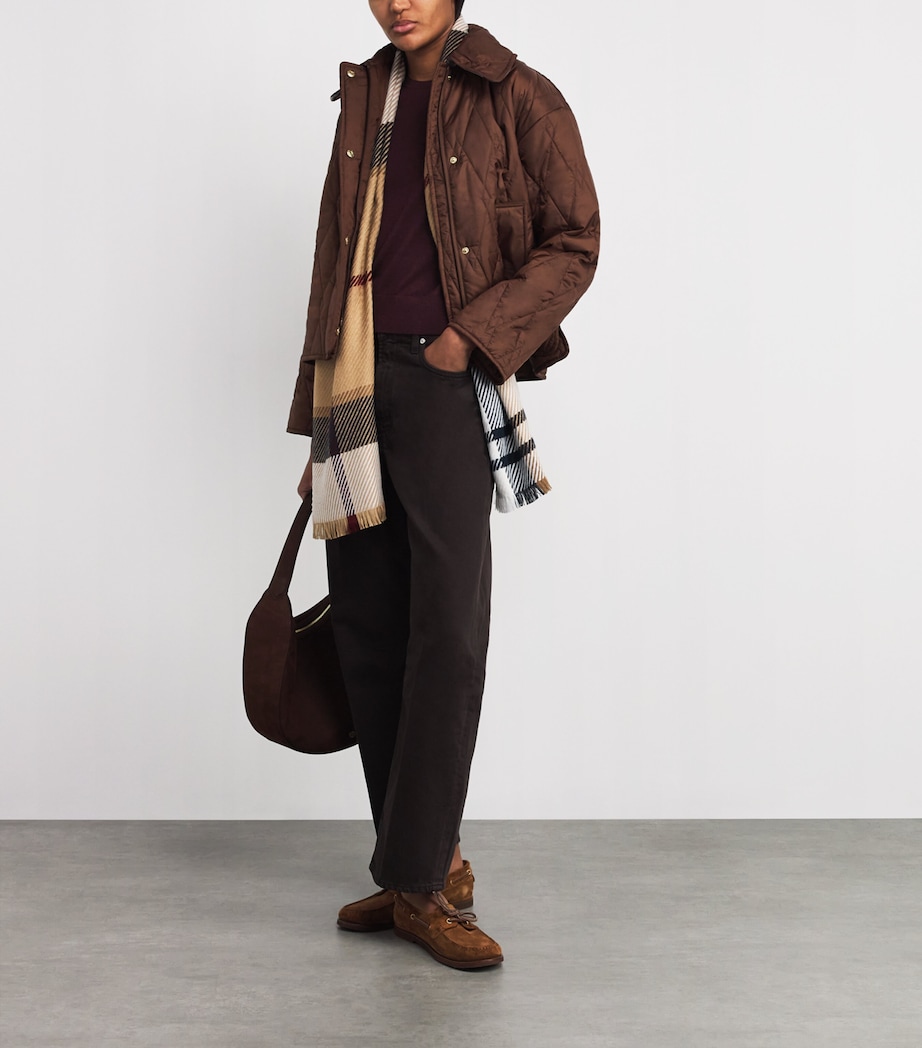 Wool Crew-Neck Sweater AGED WINE HEATHER Image 2