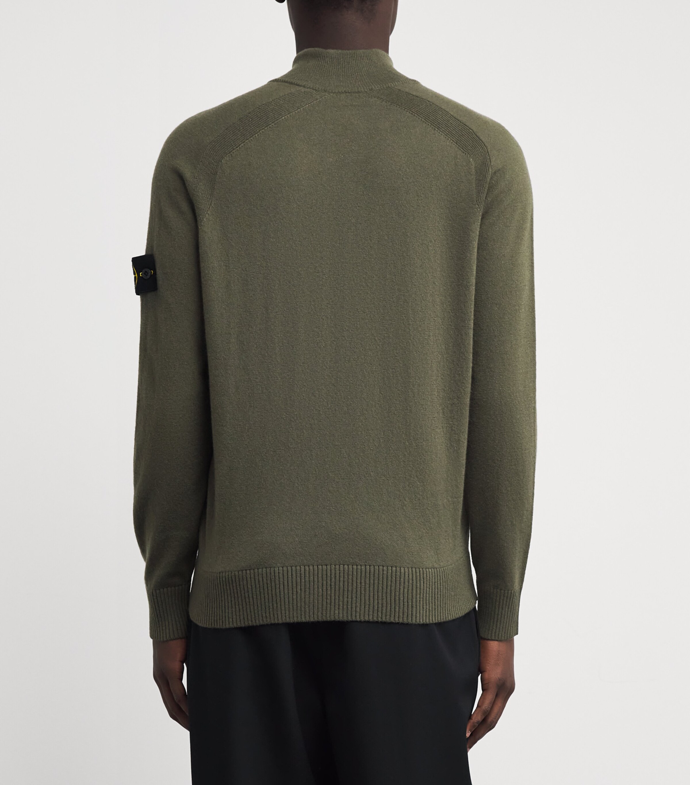 Wool Zip-Up Sweatshirt V0054 Image 4