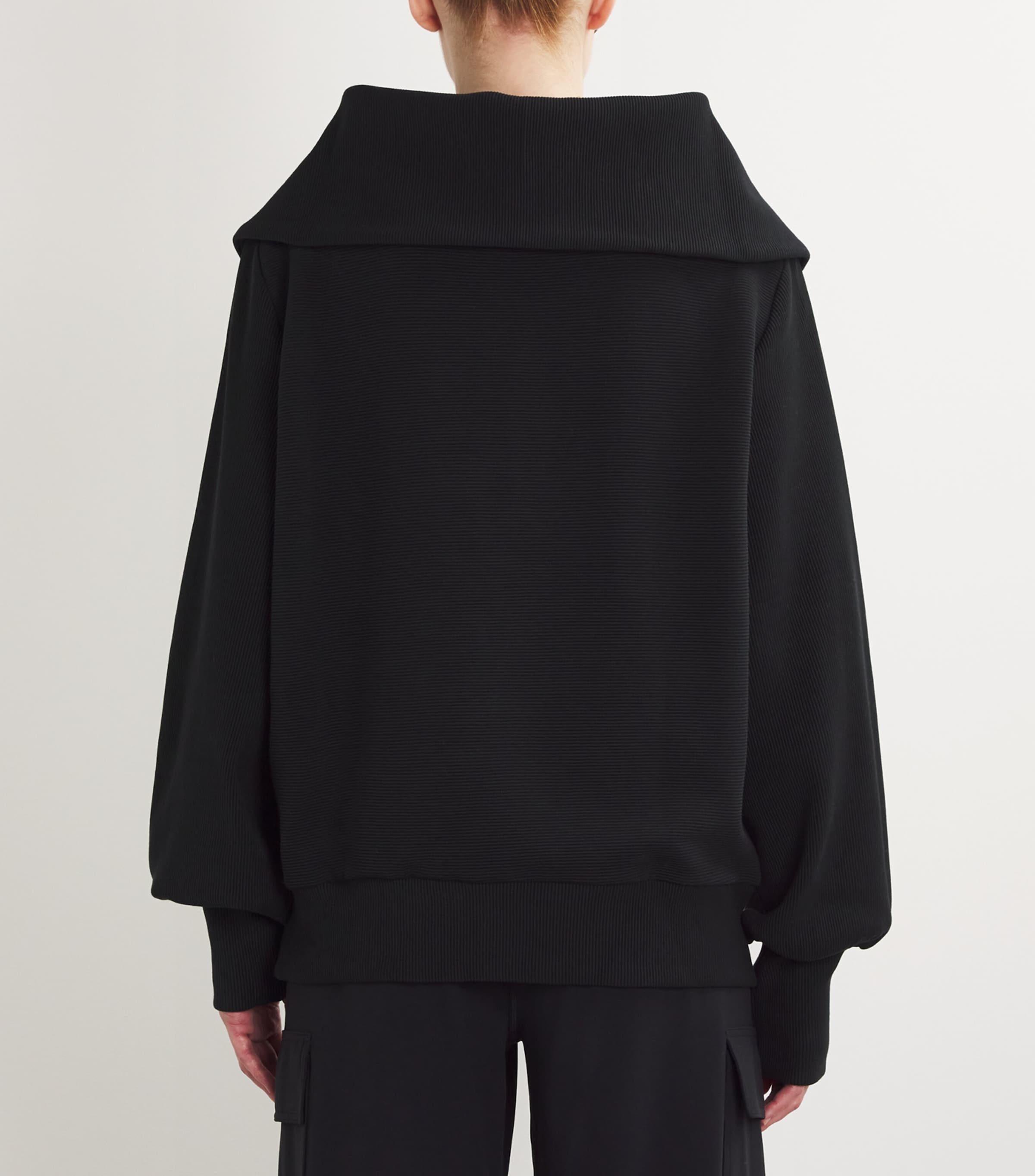 Vine Half-Zip Sweatshirt BLACK Image 4