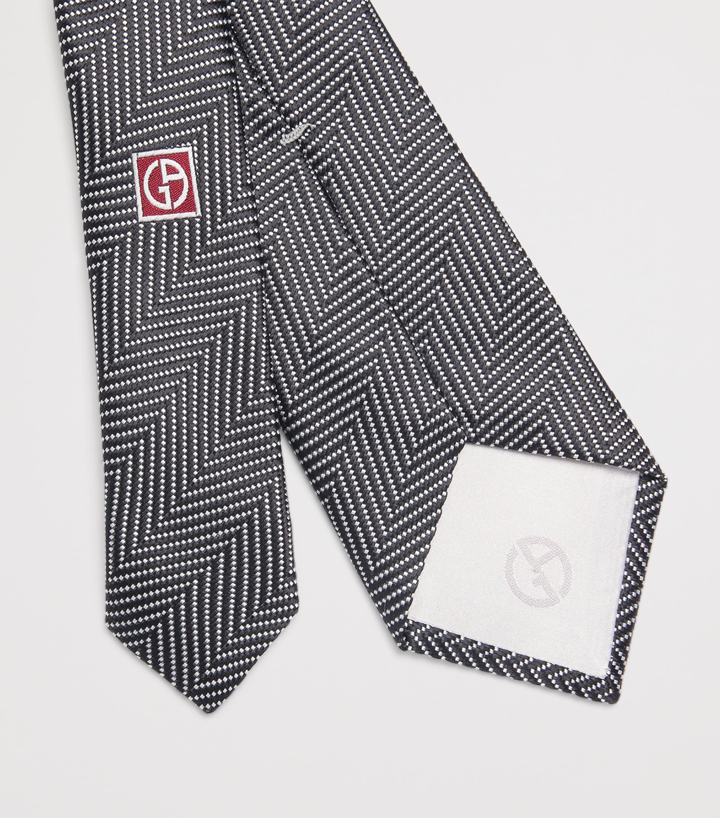 Silk Herringbone Jacquard Tie FB057 Image 4