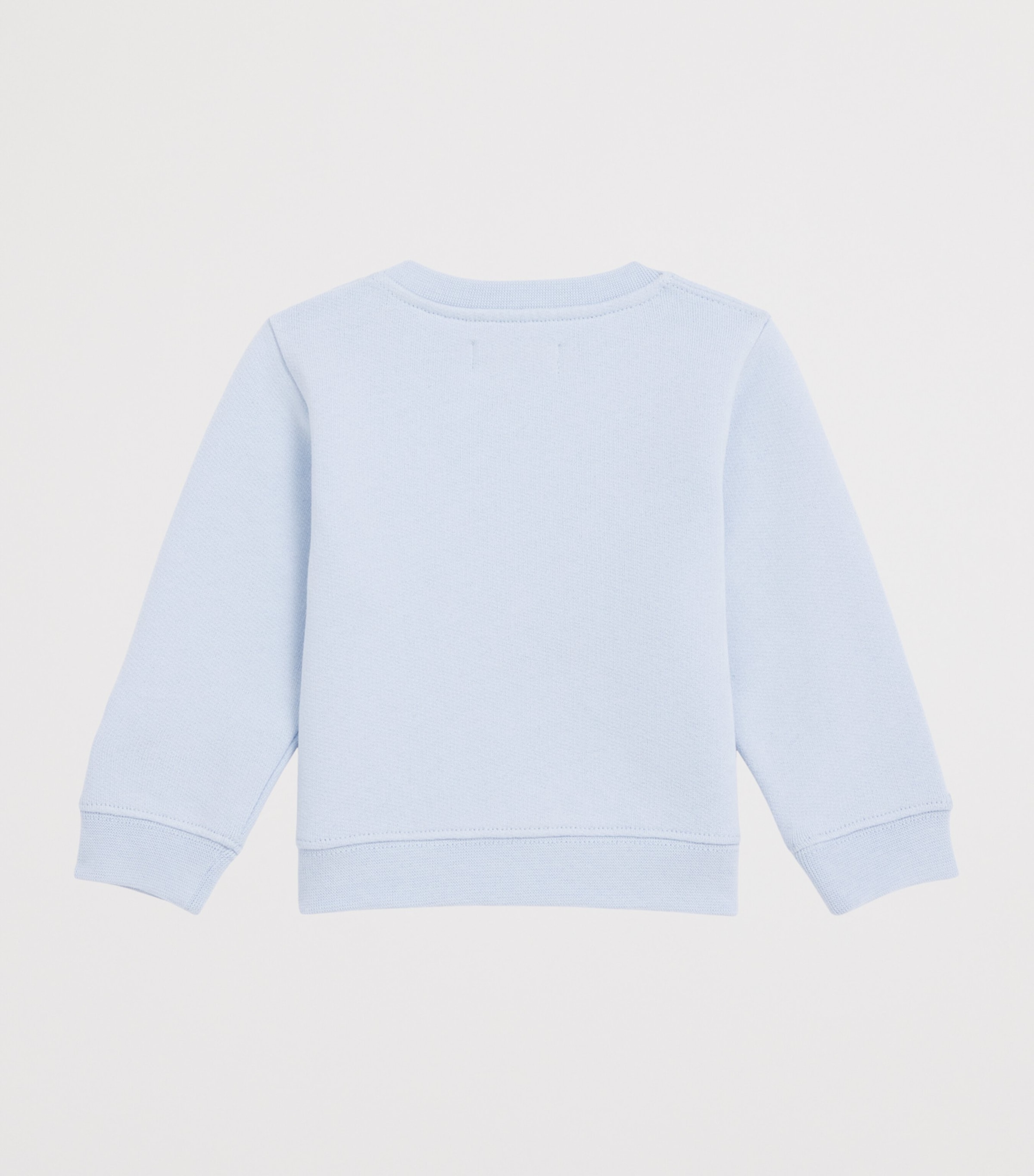 Harrods Cotton Logo Sweatshirt (0-18 Months) Blue Image 2